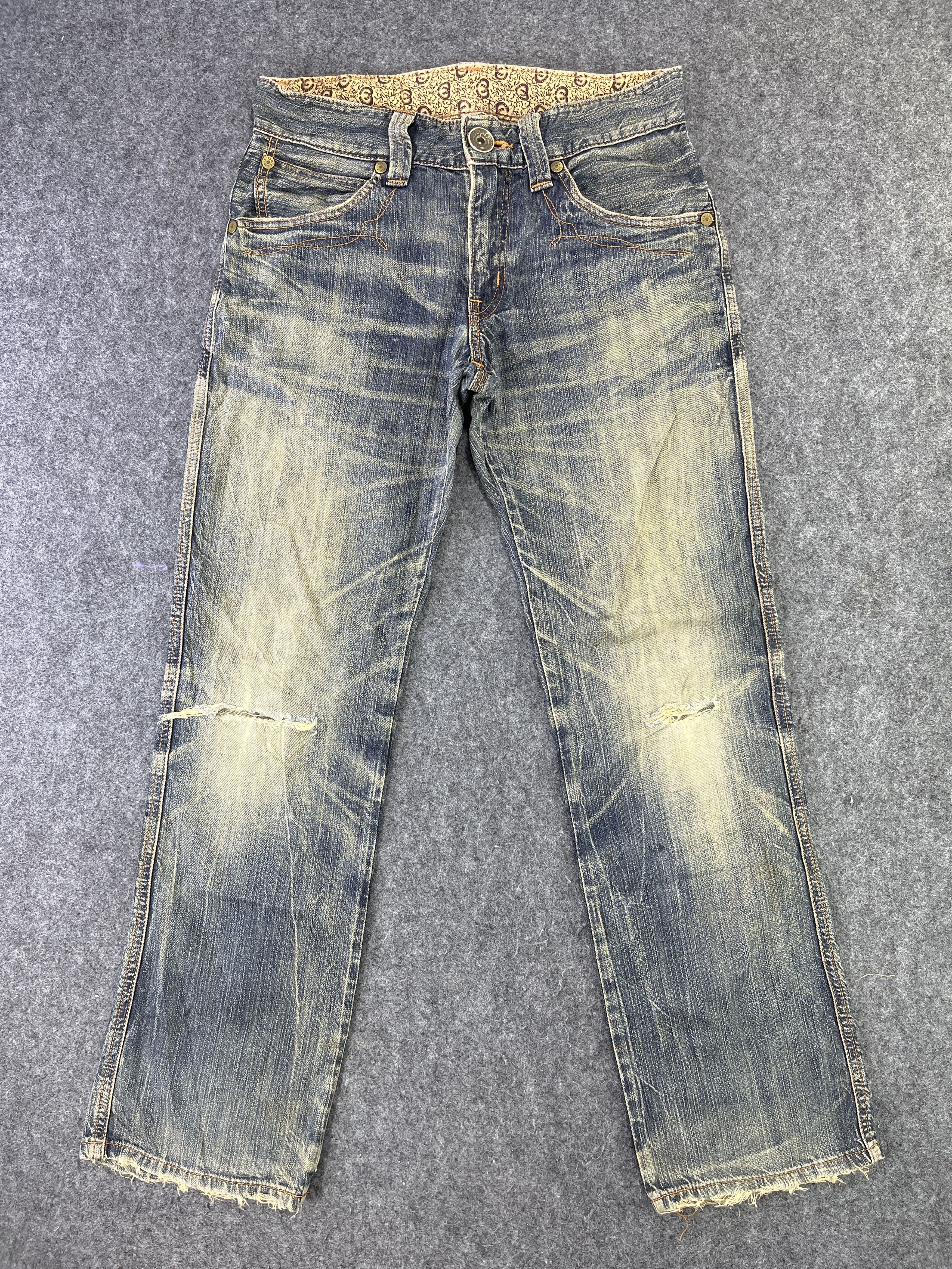 Edwin Edwin 503 Rusty Jeans Distressed Denim - J781 Size US 32 / EU 48 - 1 Thumbnail