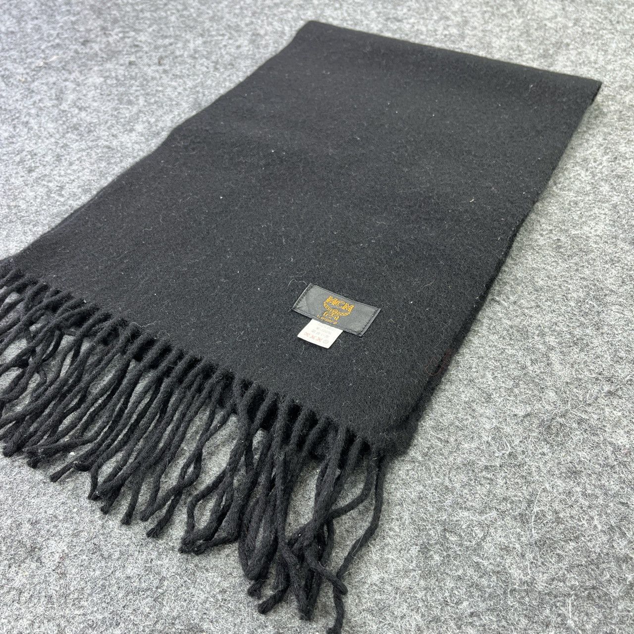 MCM × Vintage MCM PLAIN WOOL SCARVES / MUFFLER / NECKWEAR T576 Size ONE SIZE - 5 Thumbnail