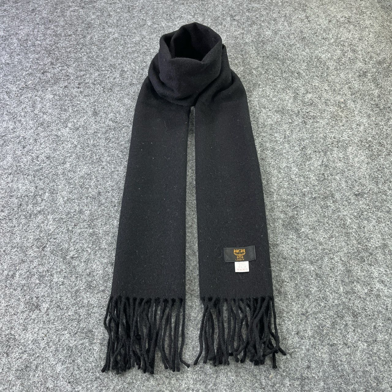 MCM × Vintage MCM PLAIN WOOL SCARVES / MUFFLER / NECKWEAR T576 Size ONE SIZE - 1 Thumbnail