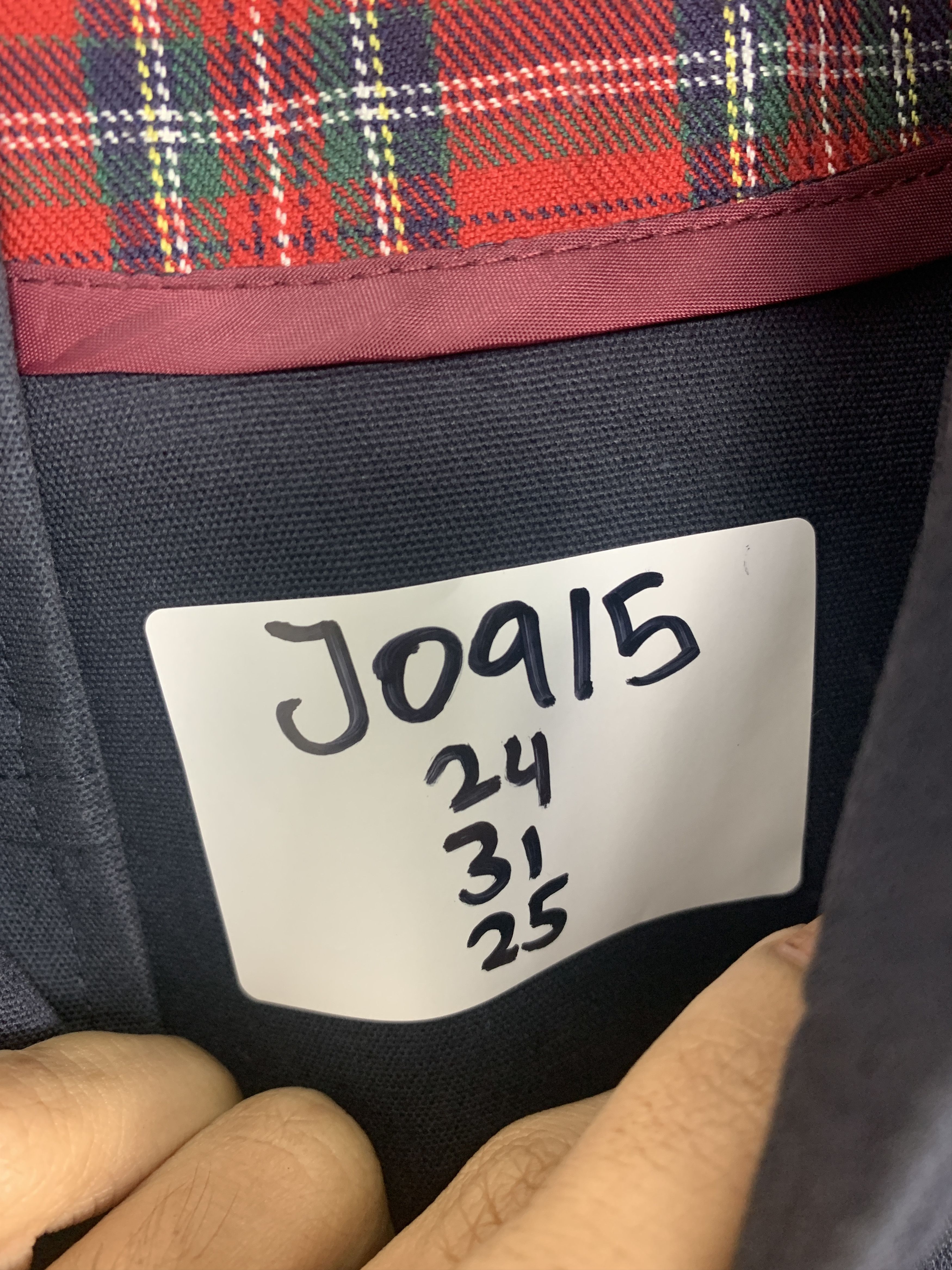 Japanese Brand Vintage Park Ranger Sunfaded Checkered Lining Jacket J0915 Size US M / EU 48-50 / 2 - 14 Thumbnail