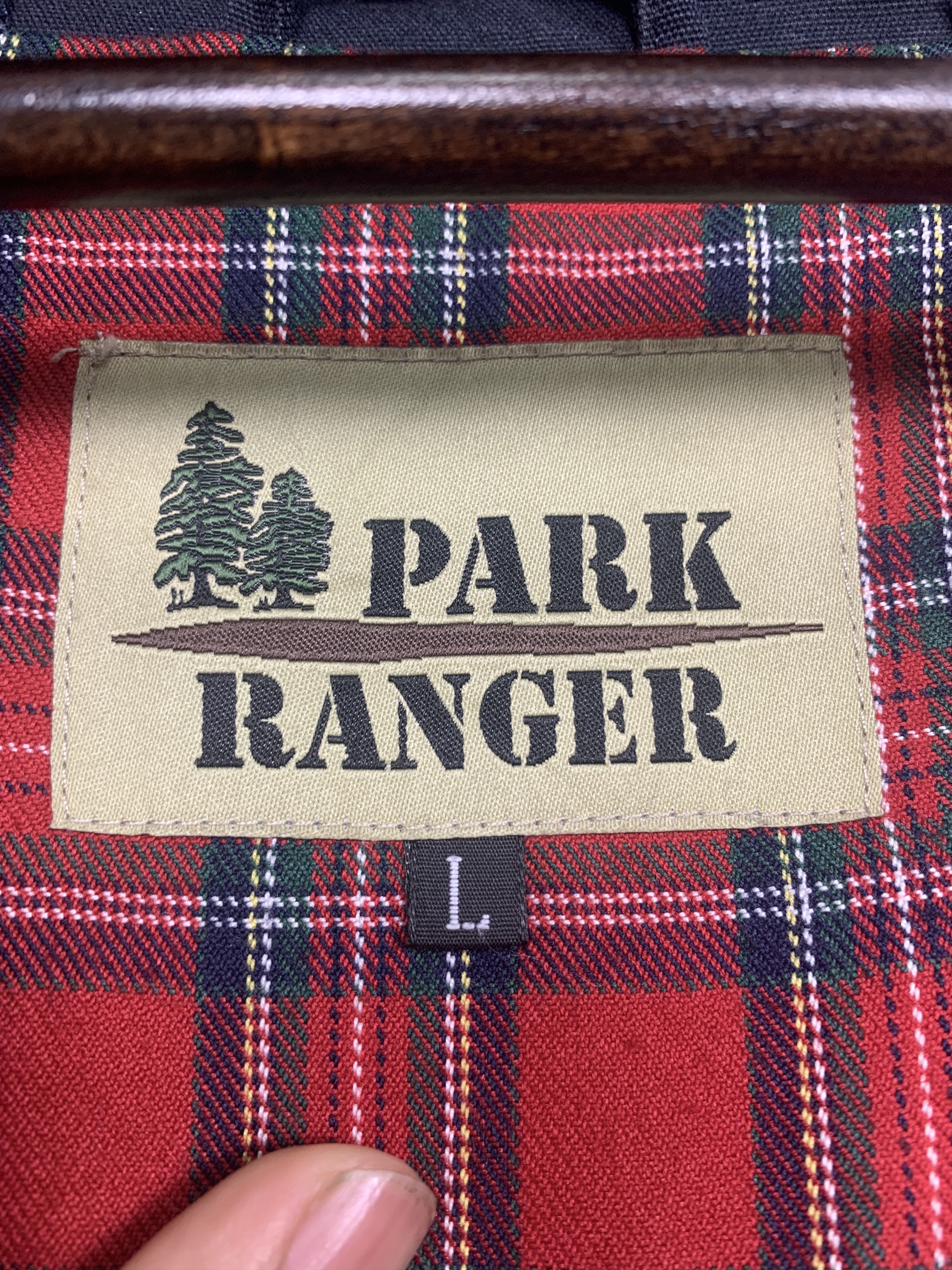 Japanese Brand Vintage Park Ranger Sunfaded Checkered Lining Jacket J0915 Size US M / EU 48-50 / 2 - 9 Thumbnail