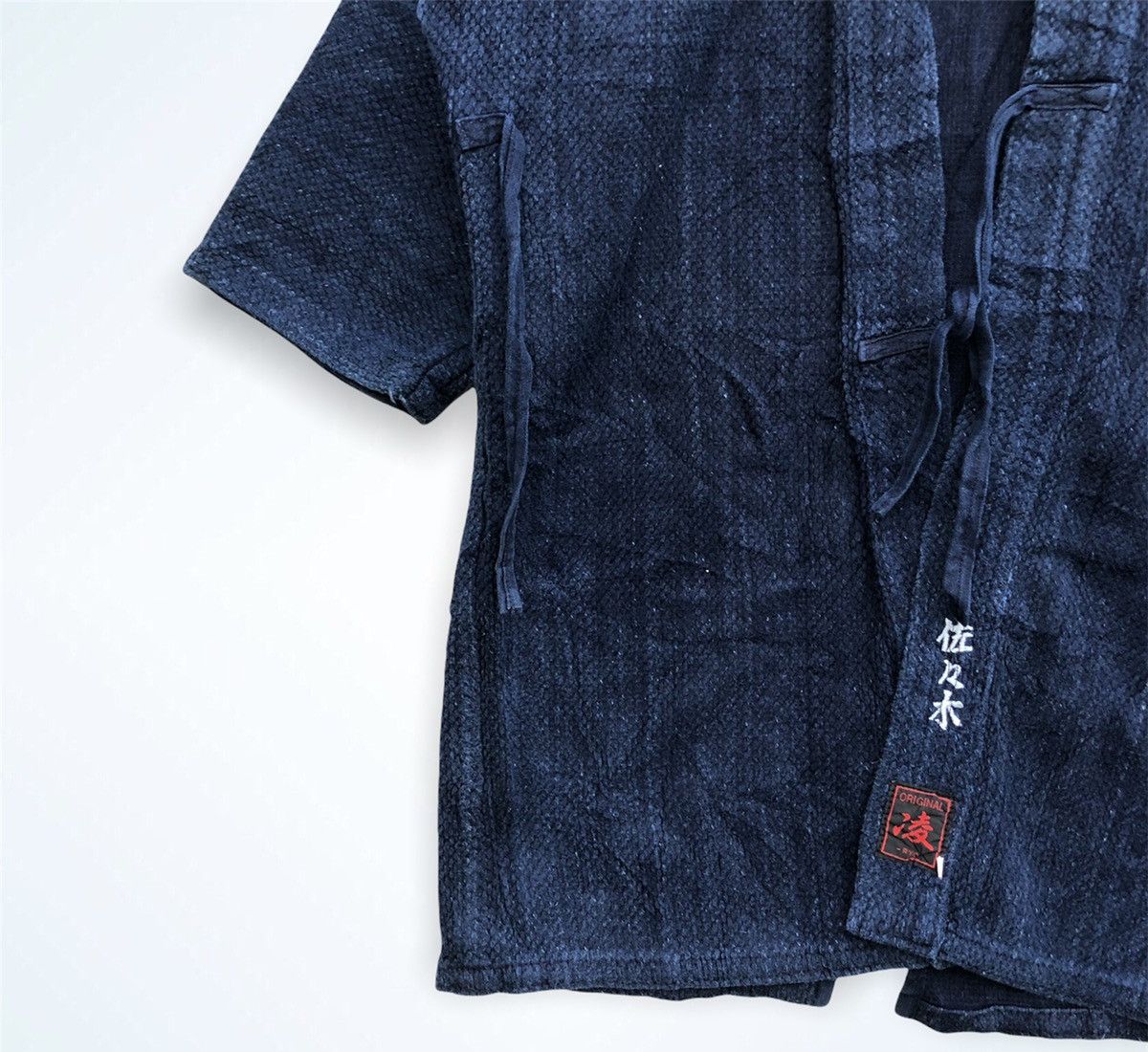 Japanese Brand Vintage Japanese Traditional Kimono Ryo Indigo Cardigan Size US M / EU 48-50 / 2 - 4 Thumbnail