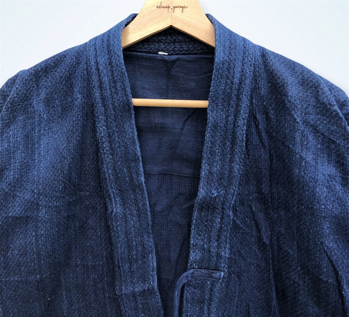 Japanese Brand Vintage Japanese Traditional Kimono Ryo Indigo Cardigan Size US M / EU 48-50 / 2 - 2 Thumbnail