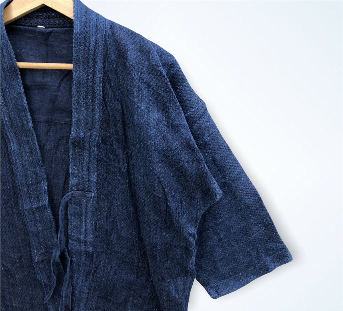Japanese Brand Vintage Japanese Traditional Kimono Ryo Indigo Cardigan Size US M / EU 48-50 / 2 - 3 Thumbnail