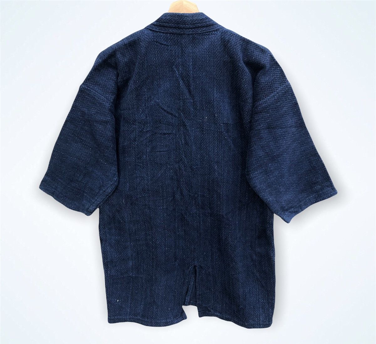 Japanese Brand Vintage Japanese Traditional Kimono Ryo Indigo Cardigan Size US M / EU 48-50 / 2 - 6 Thumbnail