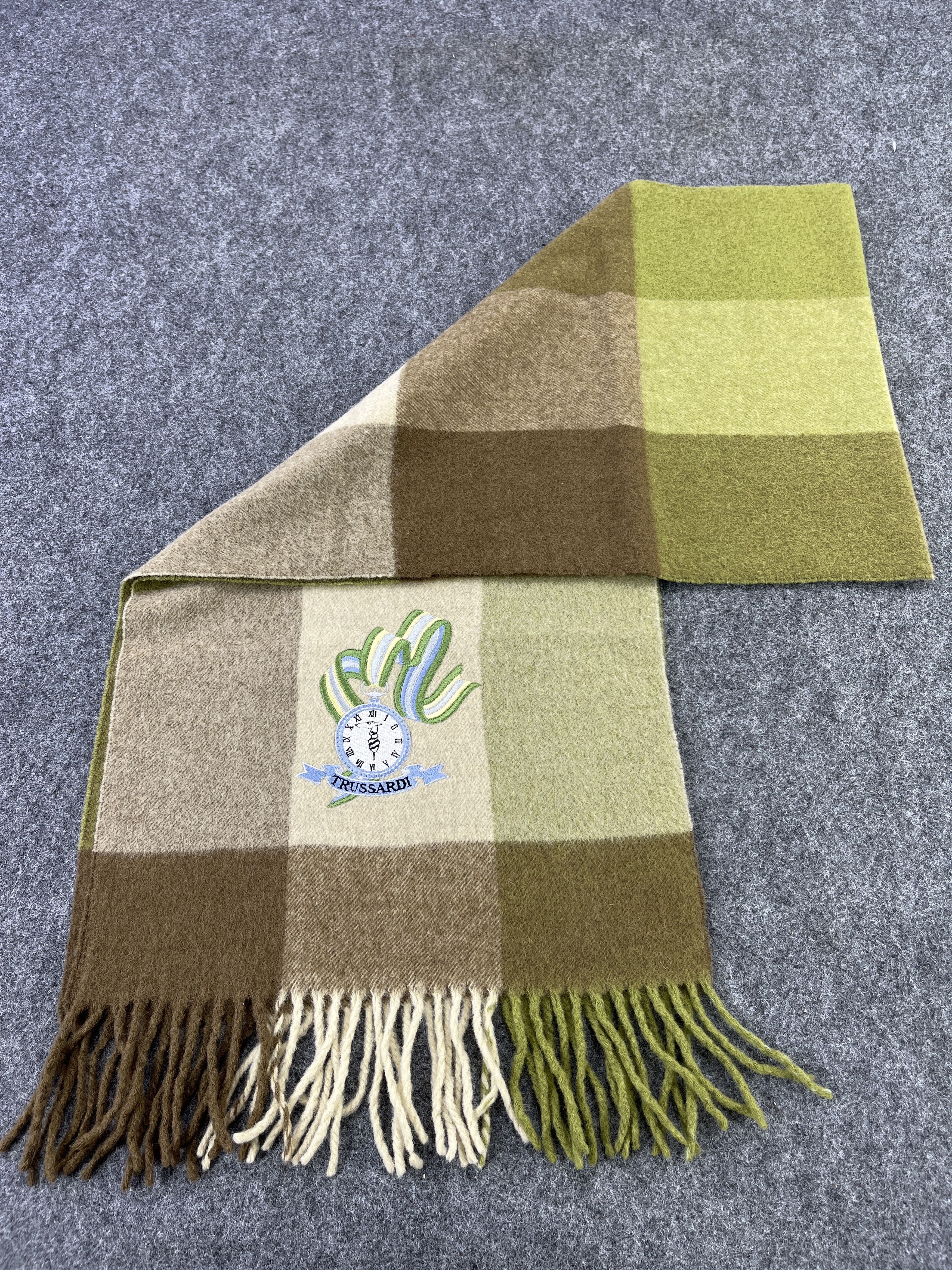 Trussardi TRUSSARDI BIG LOGO SCARVES / MUFFLER / NECKWEAR T189 Size ONE SIZE - 5 Thumbnail
