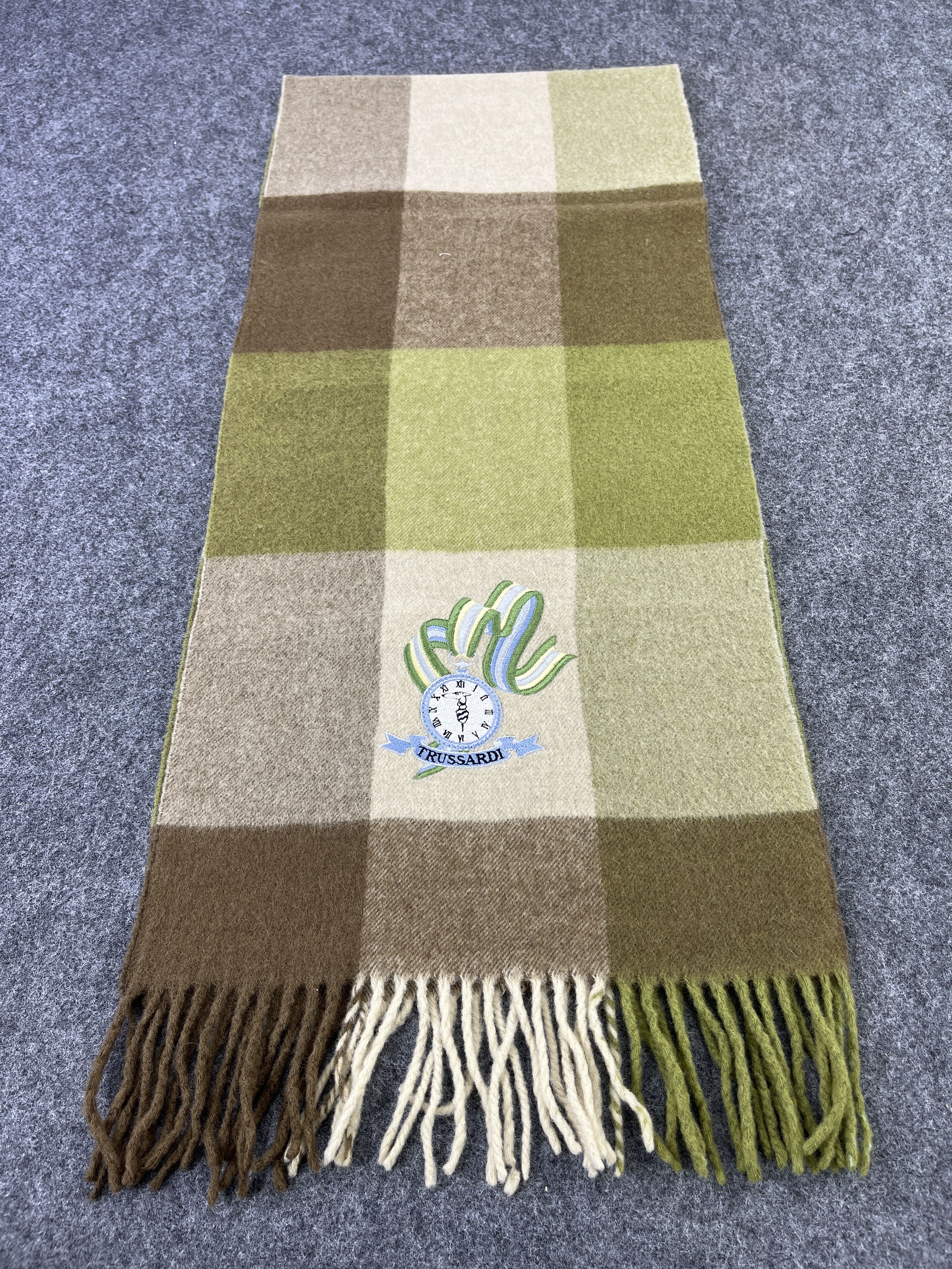 Trussardi TRUSSARDI BIG LOGO SCARVES / MUFFLER / NECKWEAR T189 Size ONE SIZE - 4 Thumbnail