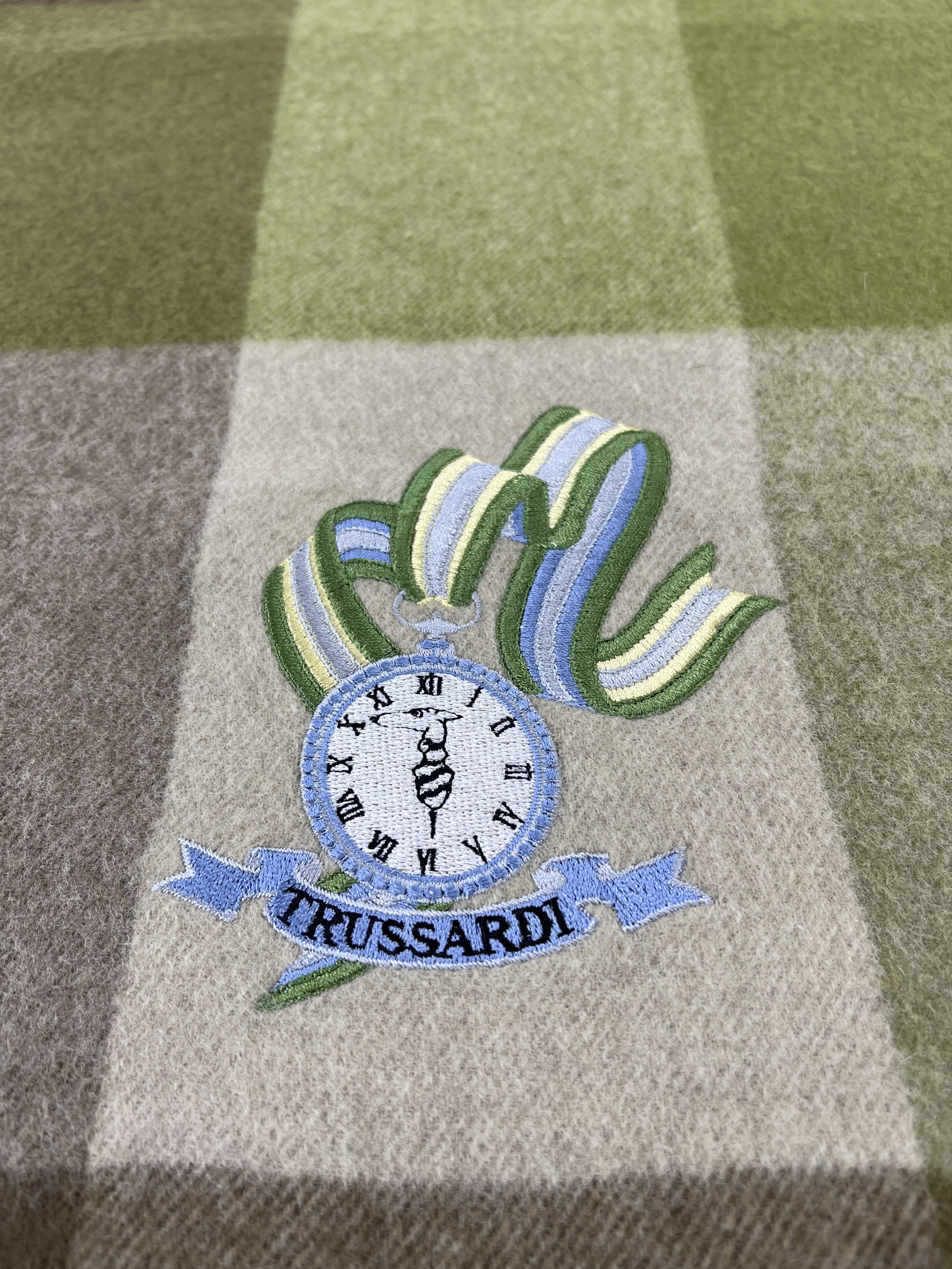 Trussardi TRUSSARDI BIG LOGO SCARVES / MUFFLER / NECKWEAR T189 Size ONE SIZE - 10 Thumbnail