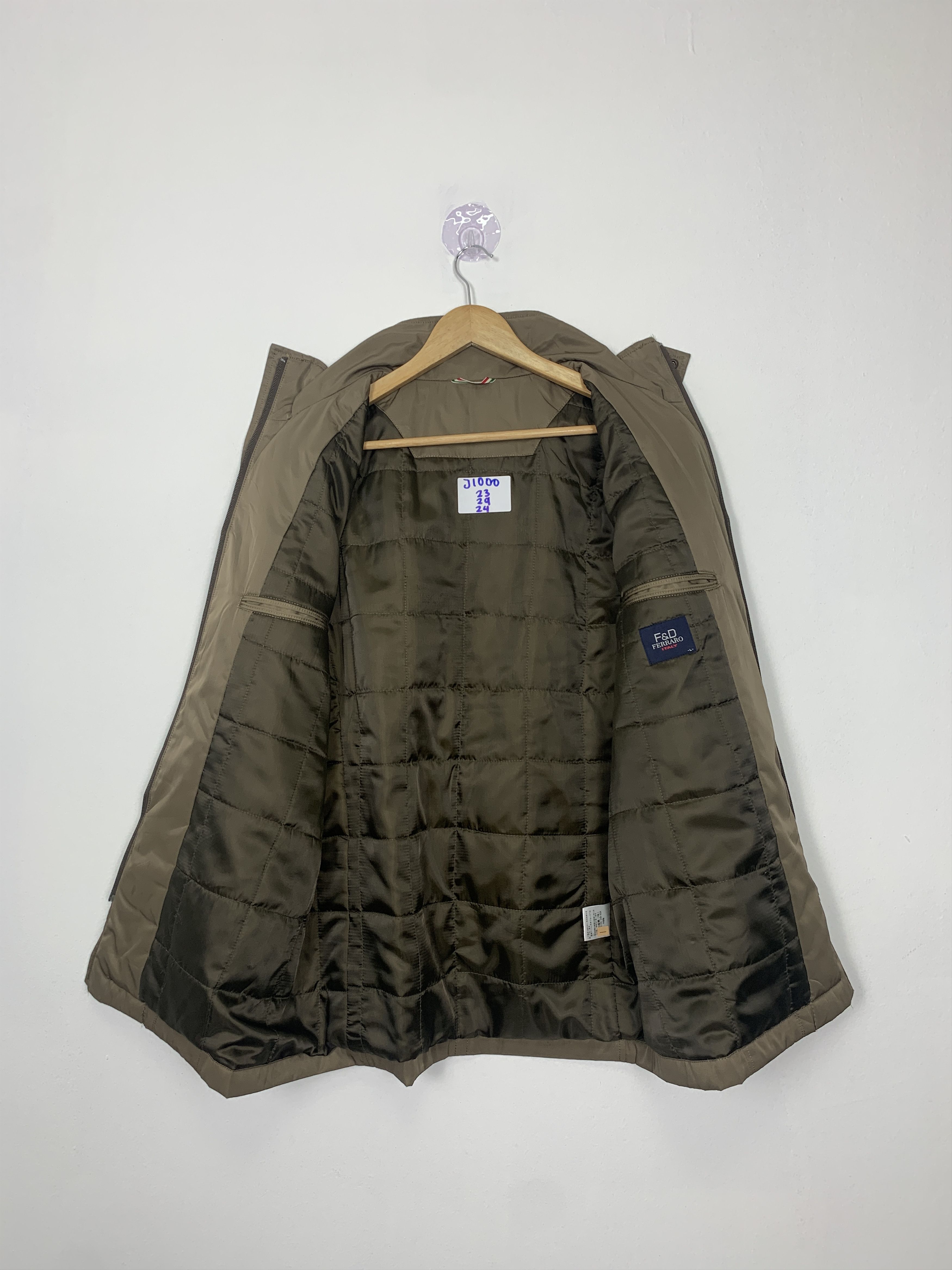 Vintage Vintage F&D FERRARO Multi Pocket Quilted Lining Jacket J1000 Size US M / EU 48-50 / 2 - 6 Thumbnail