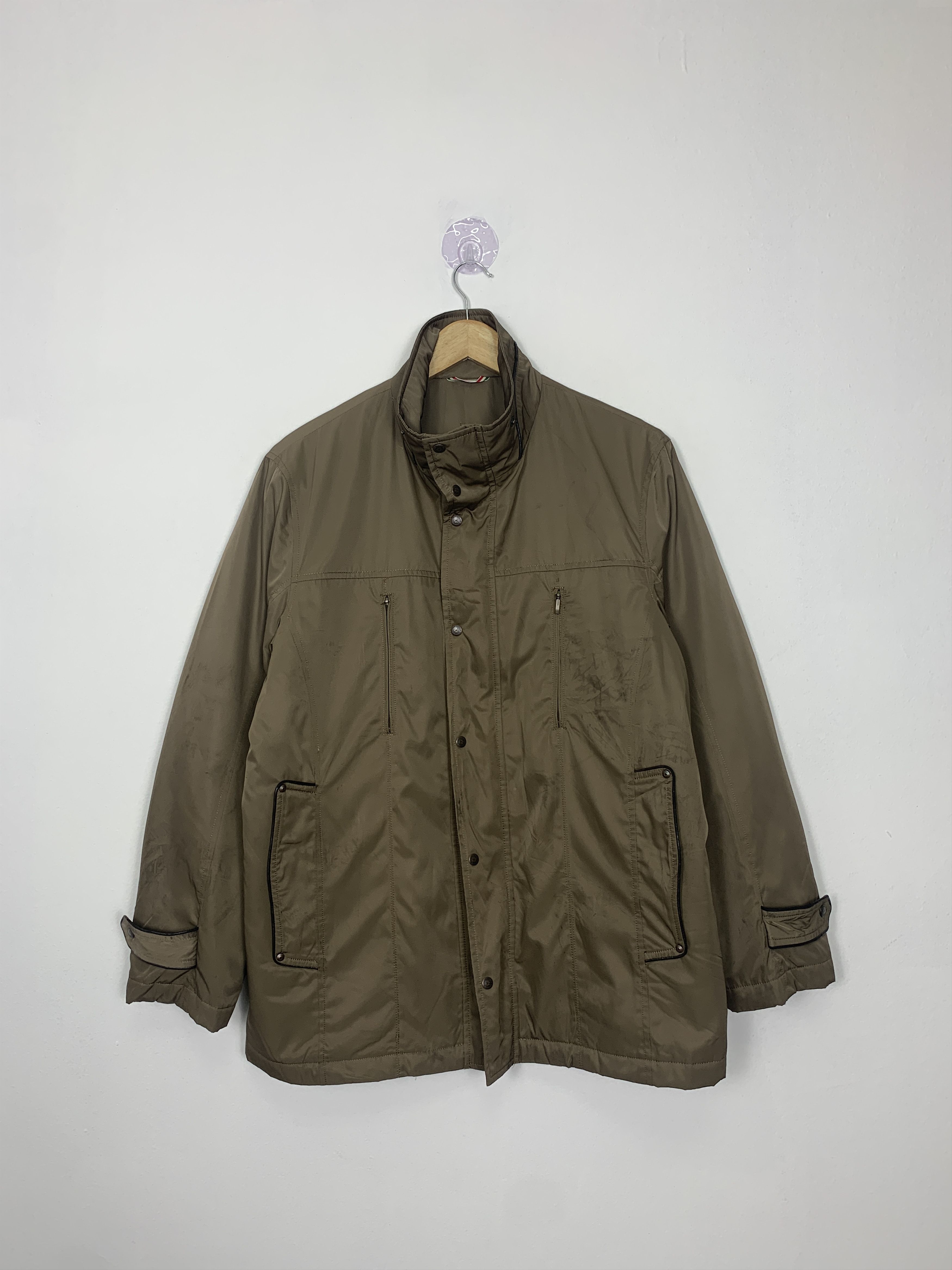 Vintage Vintage F&D FERRARO Multi Pocket Quilted Lining Jacket J1000 Size US M / EU 48-50 / 2 - 1 Thumbnail