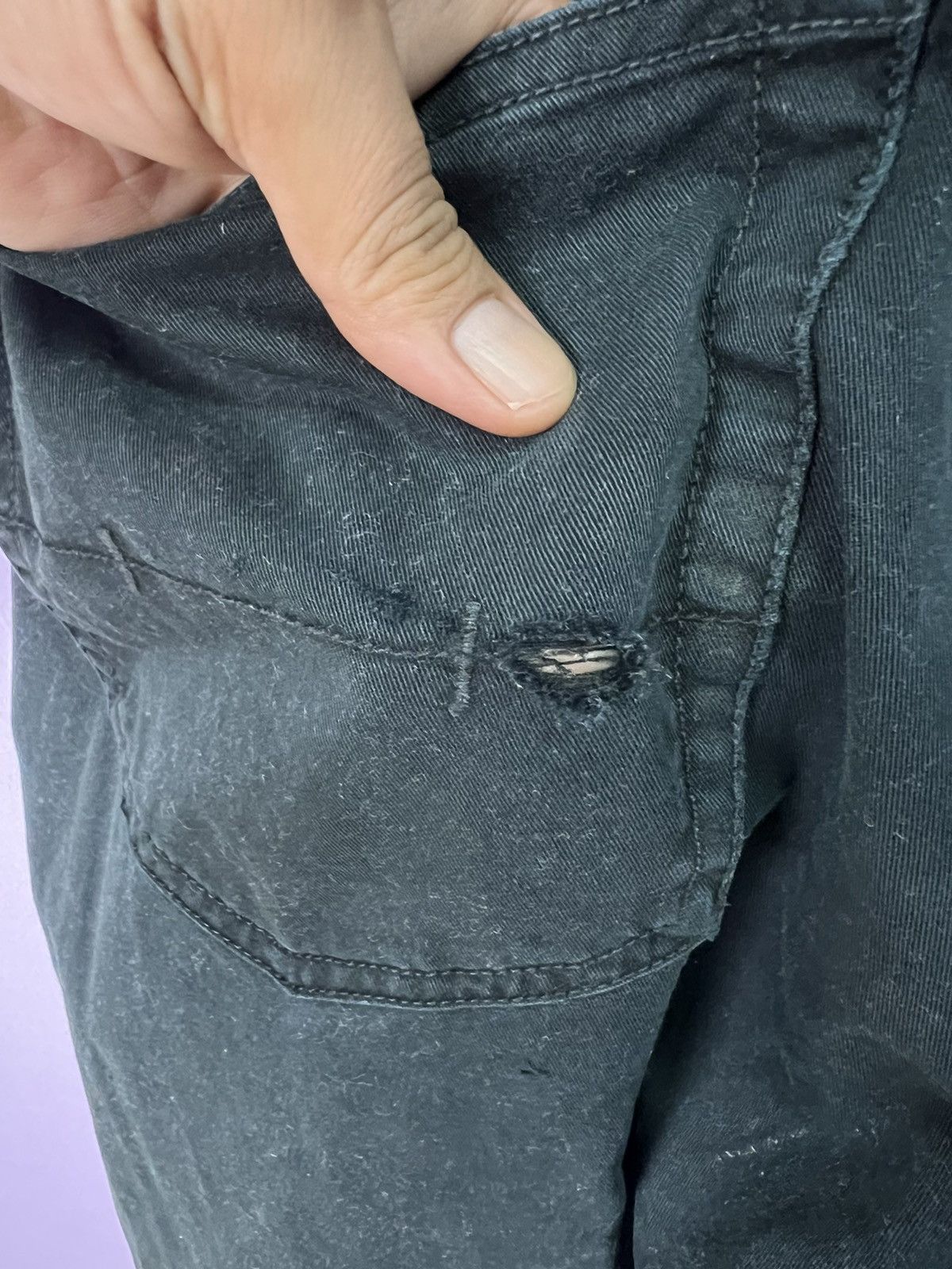 Polo Ralph Lauren 🔥Vintage Black Polo Ralph Lauren Denim Size US 36 / EU 52 - 15 Thumbnail