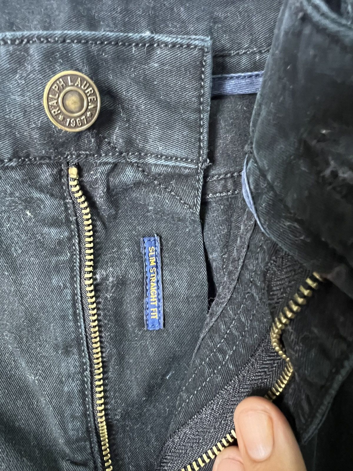 Polo Ralph Lauren 🔥Vintage Black Polo Ralph Lauren Denim Size US 36 / EU 52 - 11 Thumbnail