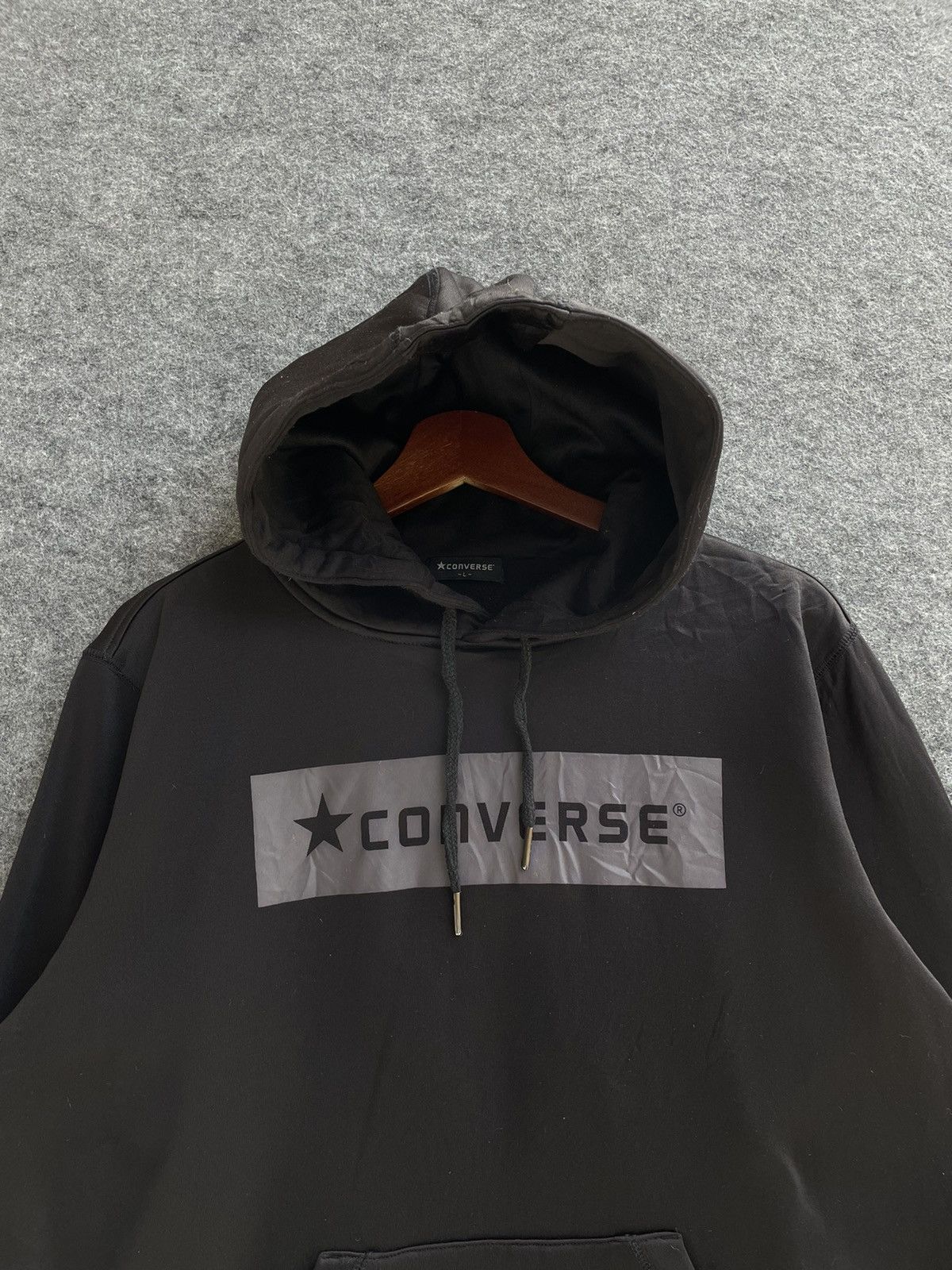 Converse CONVERSE BOX LOGO HOODIE Size US L / EU 52-54 / 3 - 2 Thumbnail