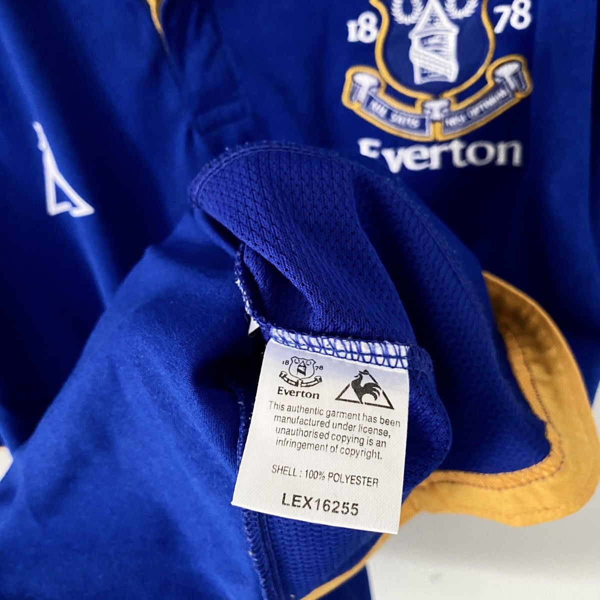 Le Coq Sportif × Vintage 2011 2012 Everton England Le coq Sportif Home Soccer Jersey Size US L / EU 52-54 / 3 - 5 Thumbnail