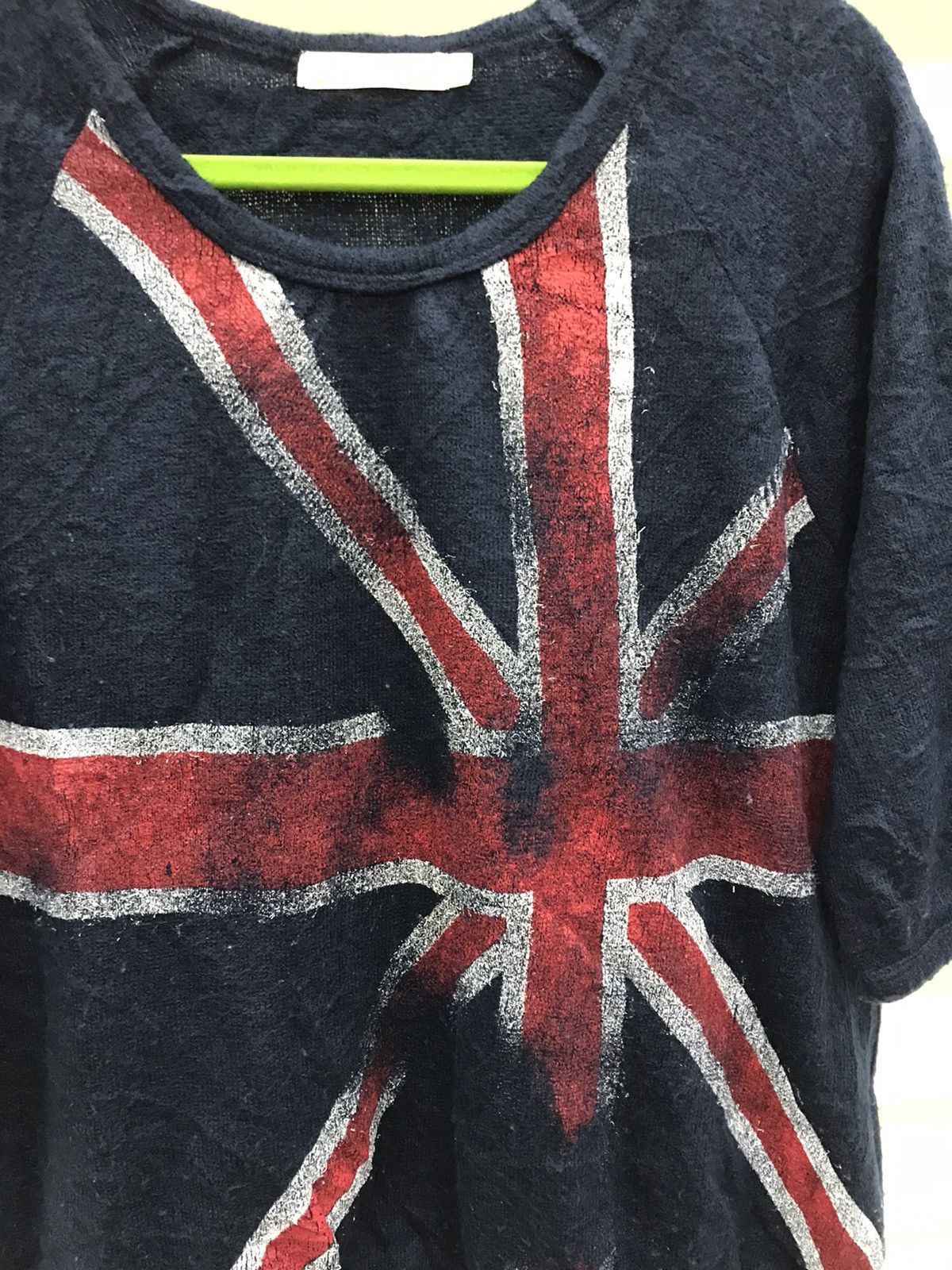 Japanese Brand Rare 🔥 Galyge Britain Flag 3/4 Sleeve Size US L / EU 52-54 / 3 - 12 Thumbnail