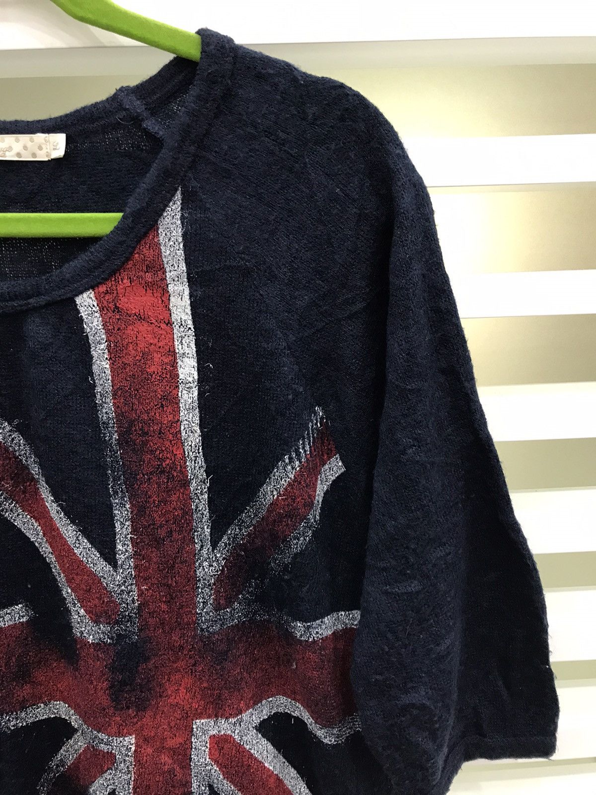 Japanese Brand Rare 🔥 Galyge Britain Flag 3/4 Sleeve Size US L / EU 52-54 / 3 - 4 Thumbnail