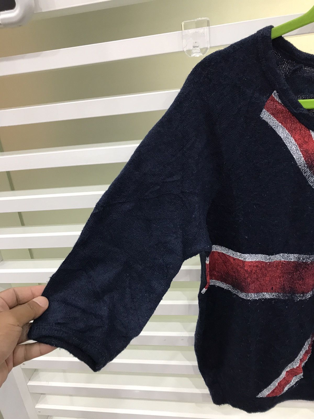 Japanese Brand Rare 🔥 Galyge Britain Flag 3/4 Sleeve Size US L / EU 52-54 / 3 - 11 Thumbnail