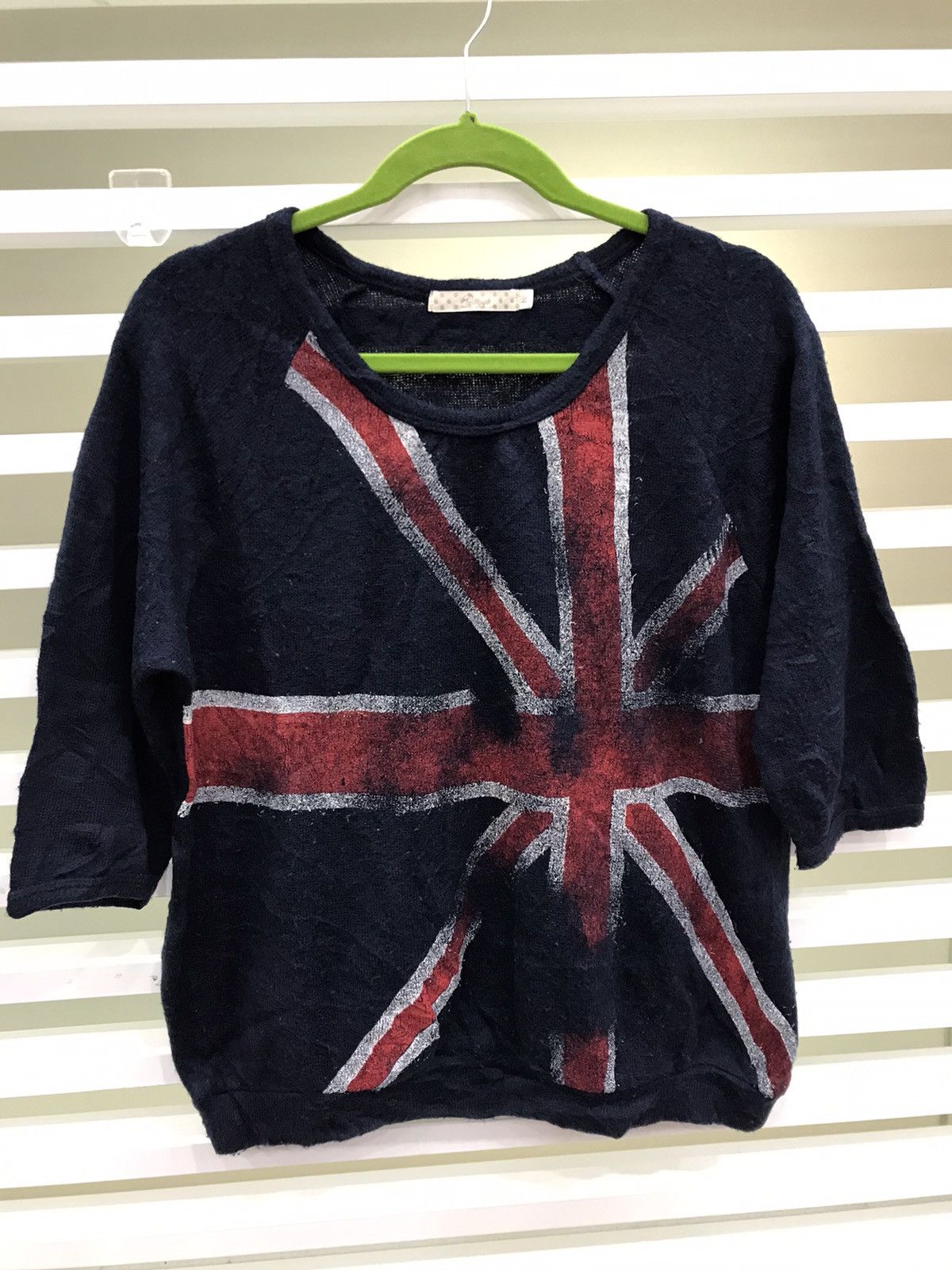 Japanese Brand Rare 🔥 Galyge Britain Flag 3/4 Sleeve Size US L / EU 52-54 / 3 - 2 Thumbnail