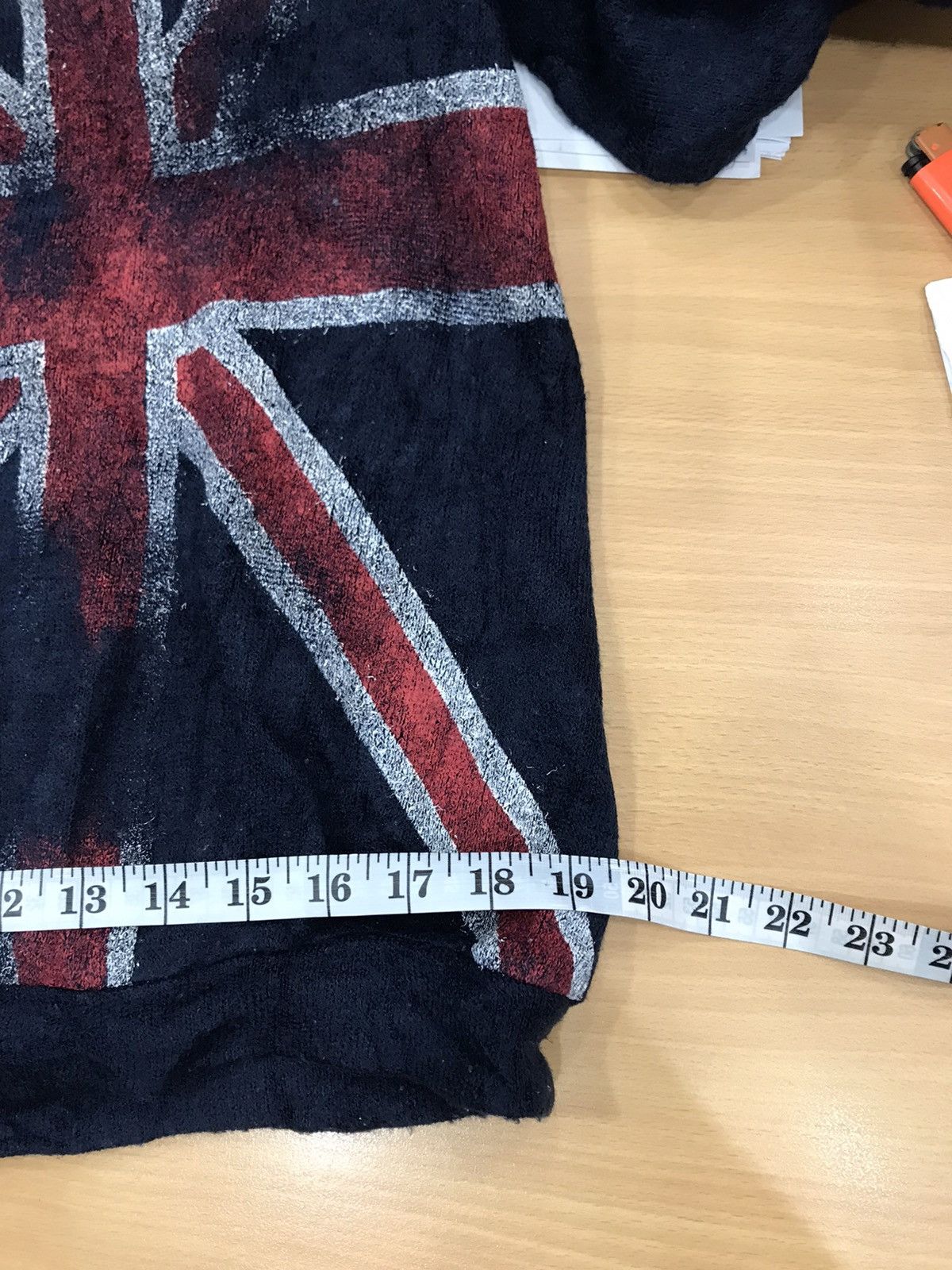 Japanese Brand Rare 🔥 Galyge Britain Flag 3/4 Sleeve Size US L / EU 52-54 / 3 - 20 Thumbnail