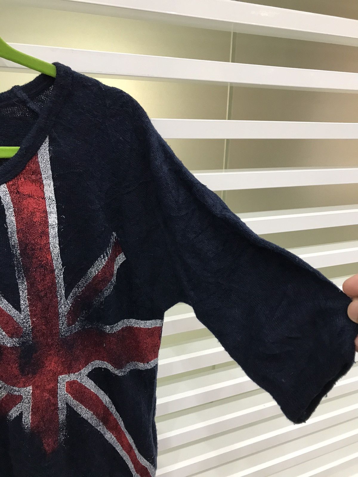 Japanese Brand Rare 🔥 Galyge Britain Flag 3/4 Sleeve Size US L / EU 52-54 / 3 - 10 Thumbnail