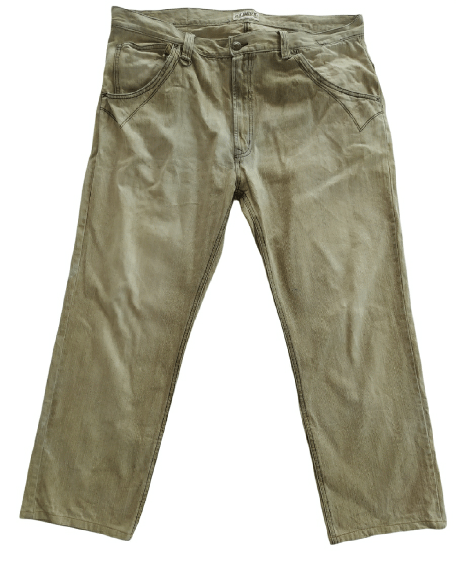 Japanese brand oversized distress azdeux jeans