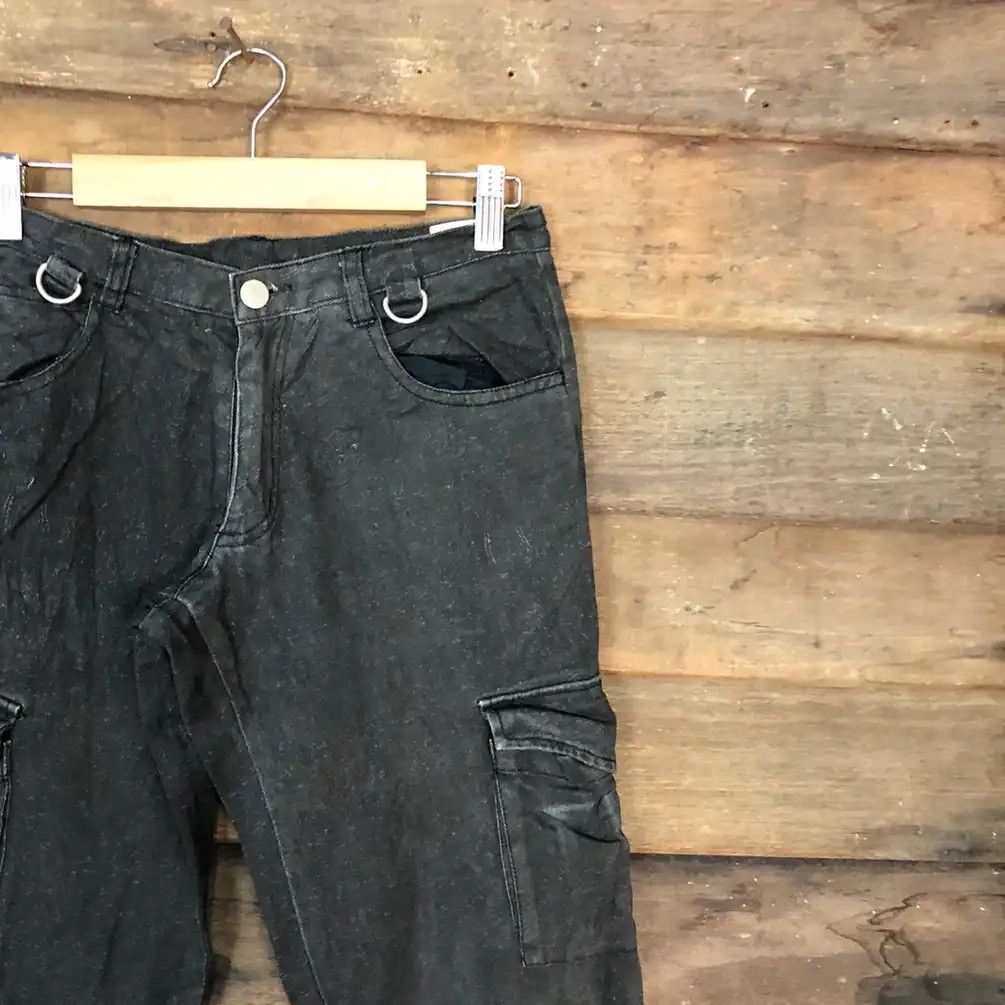 Japanese Brand DLL Slash Number Black Multipocket Pants #c1258 Size US 26 / EU 42 - 11 Thumbnail