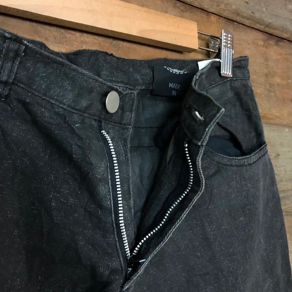 Japanese Brand DLL Slash Number Black Multipocket Pants #c1258 Size US 26 / EU 42 - 8 Thumbnail