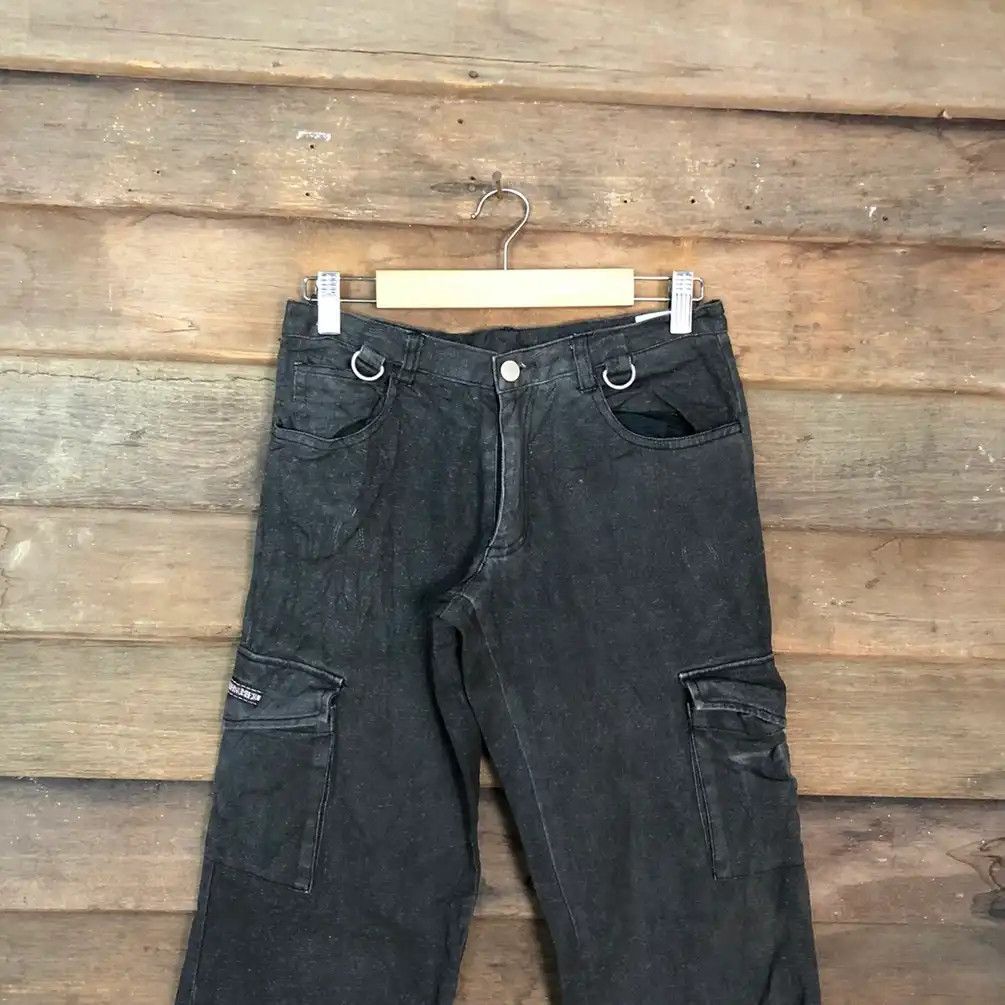 Japanese Brand DLL Slash Number Black Multipocket Pants #c1258 Size US 26 / EU 42 - 14 Thumbnail