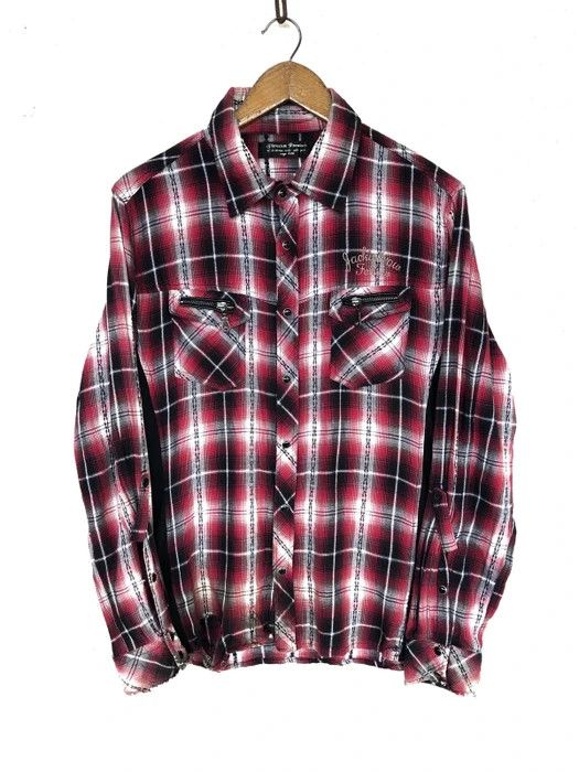 Seditionaries Vintage Thruxton Premium Plaid Tartan Seditionaries Shirt Size US M / EU 48-50 / 2 - 1 Thumbnail