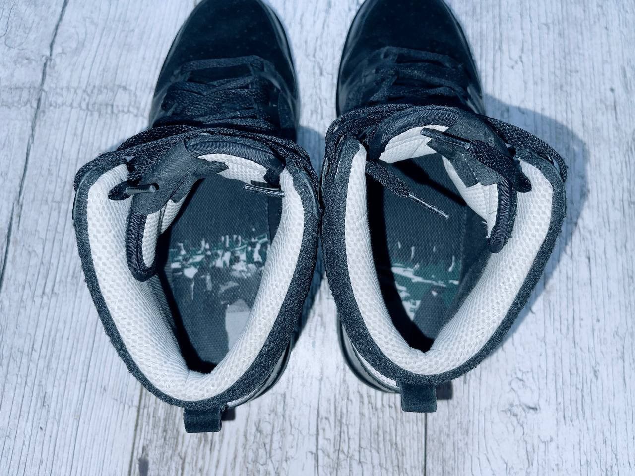 Leather × Nike Dunk Hi Spark Sticky Rubber Stussy Jordan CDG Atmos Size US 10 / EU 43 - 8 Thumbnail