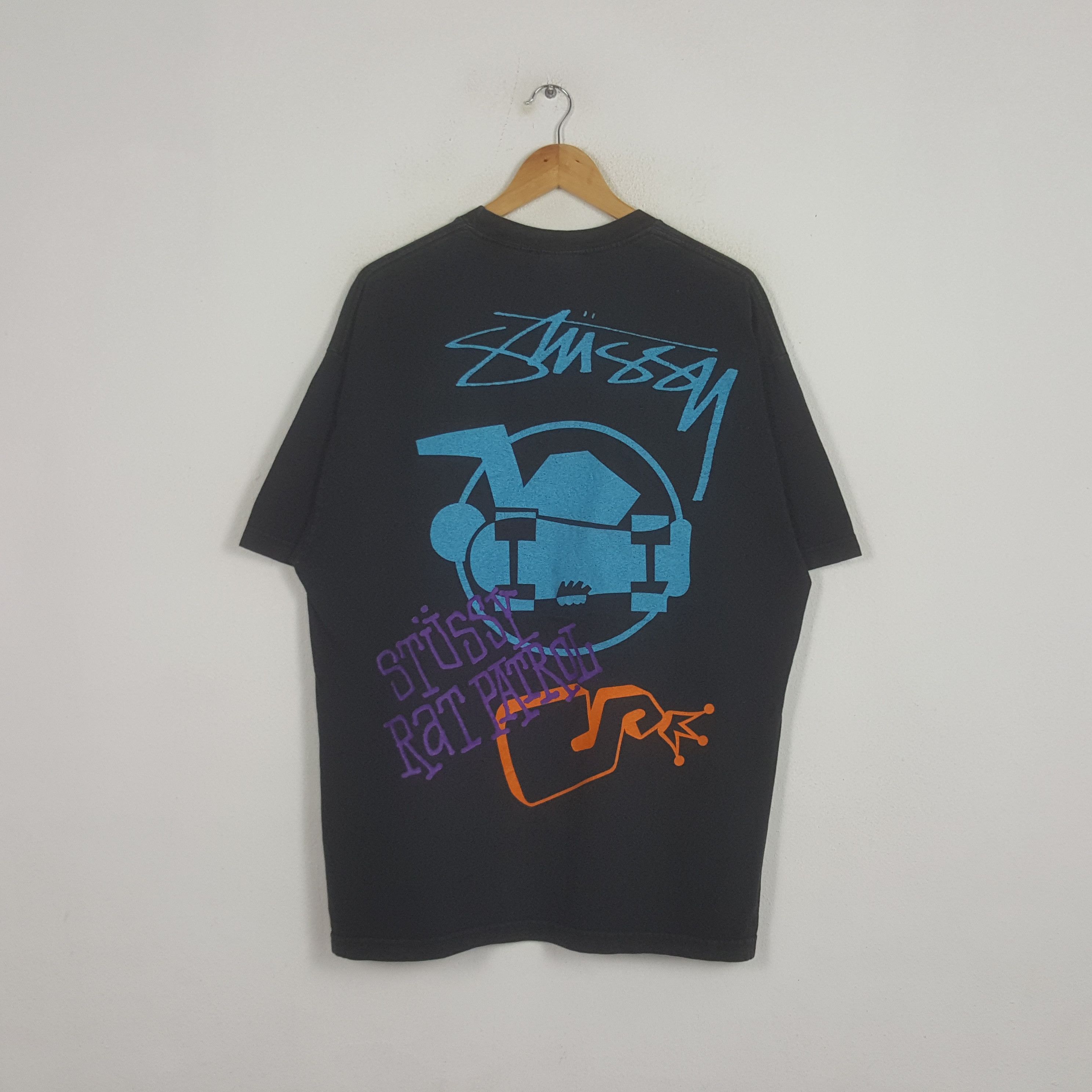 Vintage Vintatge Stussy Rat Patrol Streetwear Style Tshirt | Grailed