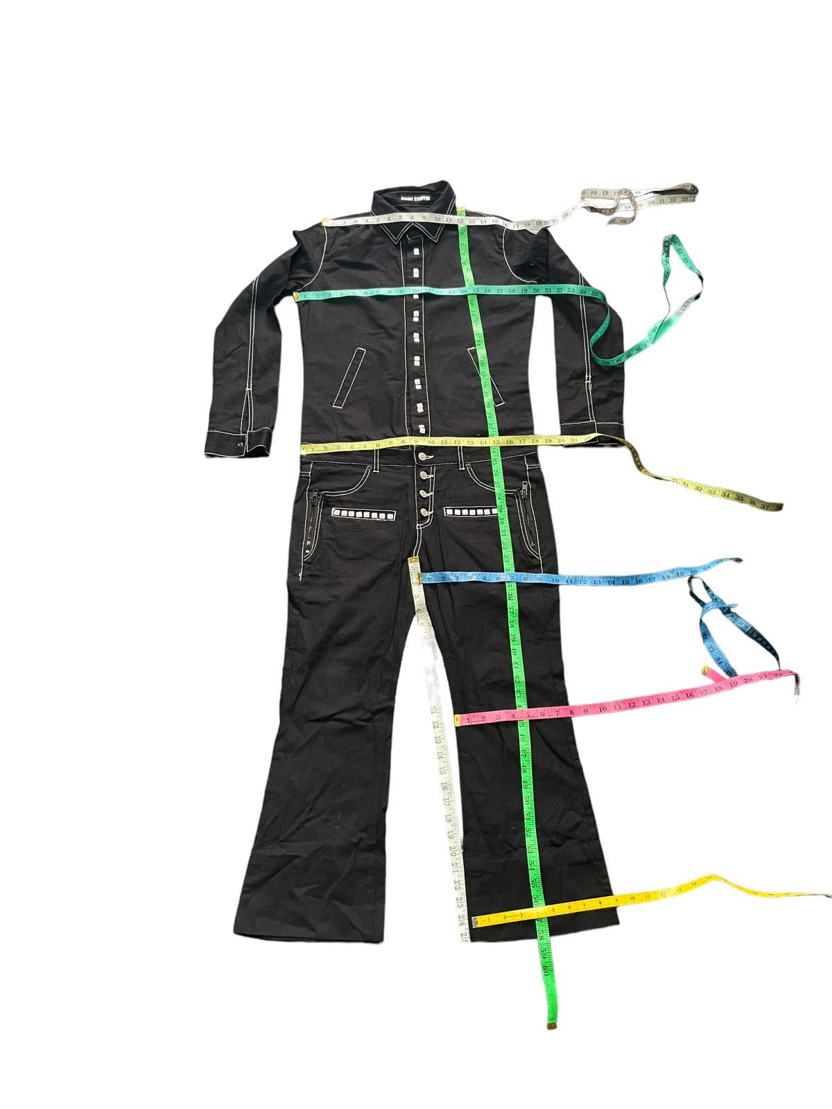 Japanese Brand Candy Stripper Punkers Overall Size 36" / US 14 / IT 50 - 13 Thumbnail