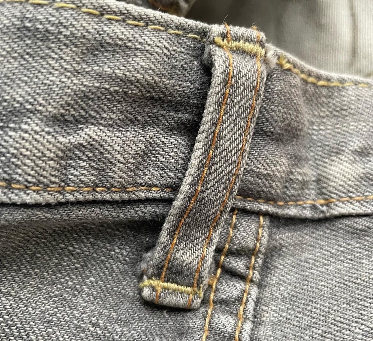 Japanese Brand Vintage Aka Nappie Hills Graphite Faded Wash Denim Size US 31 - 9 Thumbnail