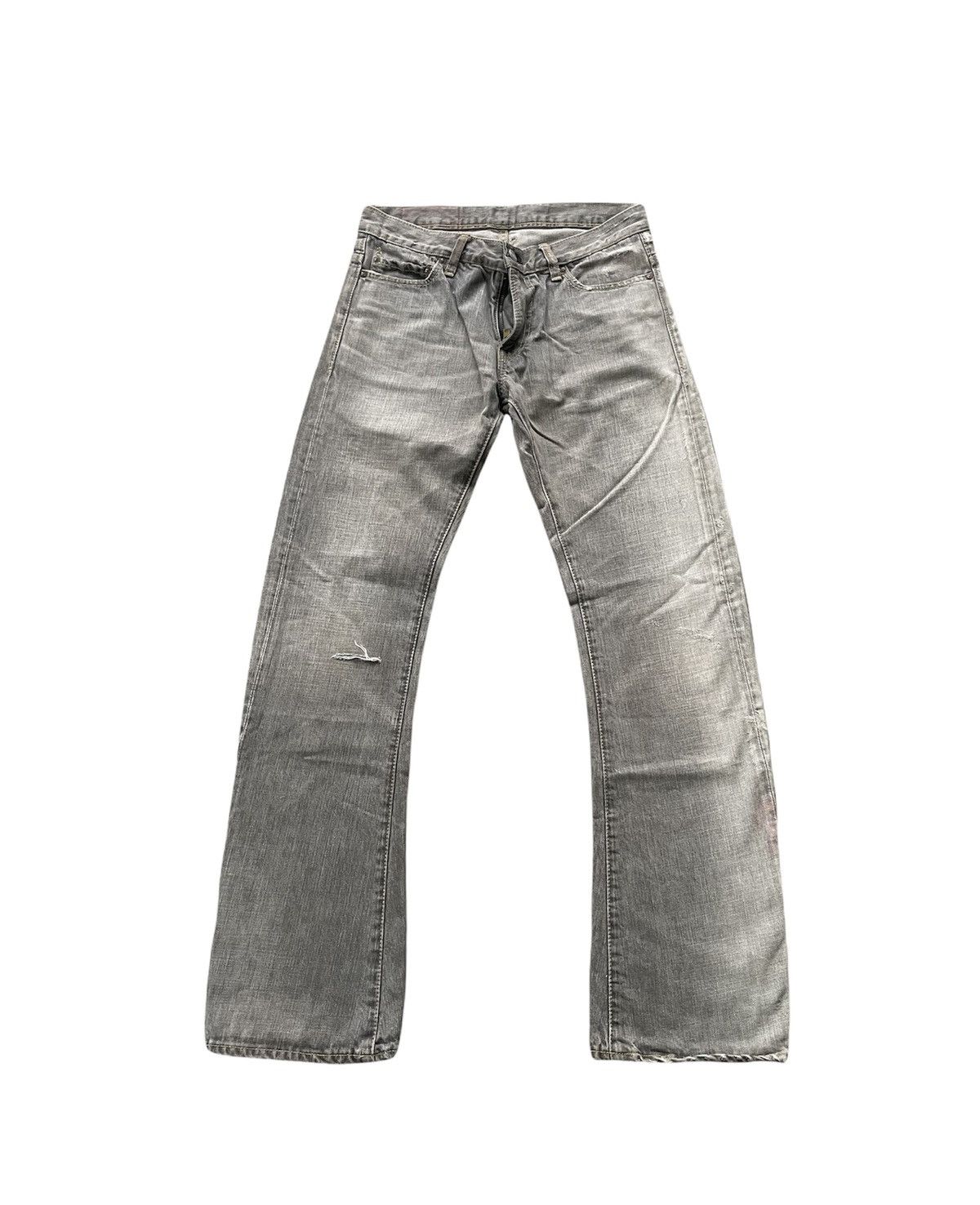 Japanese Brand Vintage Aka Nappie Hills Graphite Faded Wash Denim Size US 31 - 1 Thumbnail