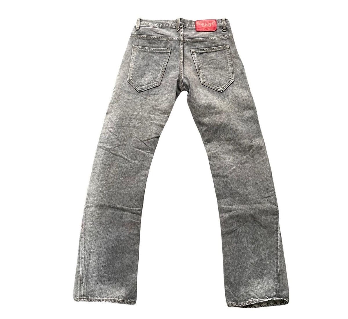 Japanese Brand Vintage Aka Nappie Hills Graphite Faded Wash Denim Size US 31 - 6 Thumbnail