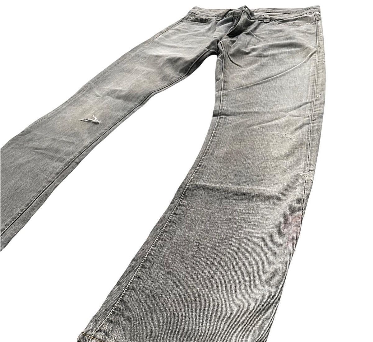 Japanese Brand Vintage Aka Nappie Hills Graphite Faded Wash Denim Size US 31 - 2 Thumbnail