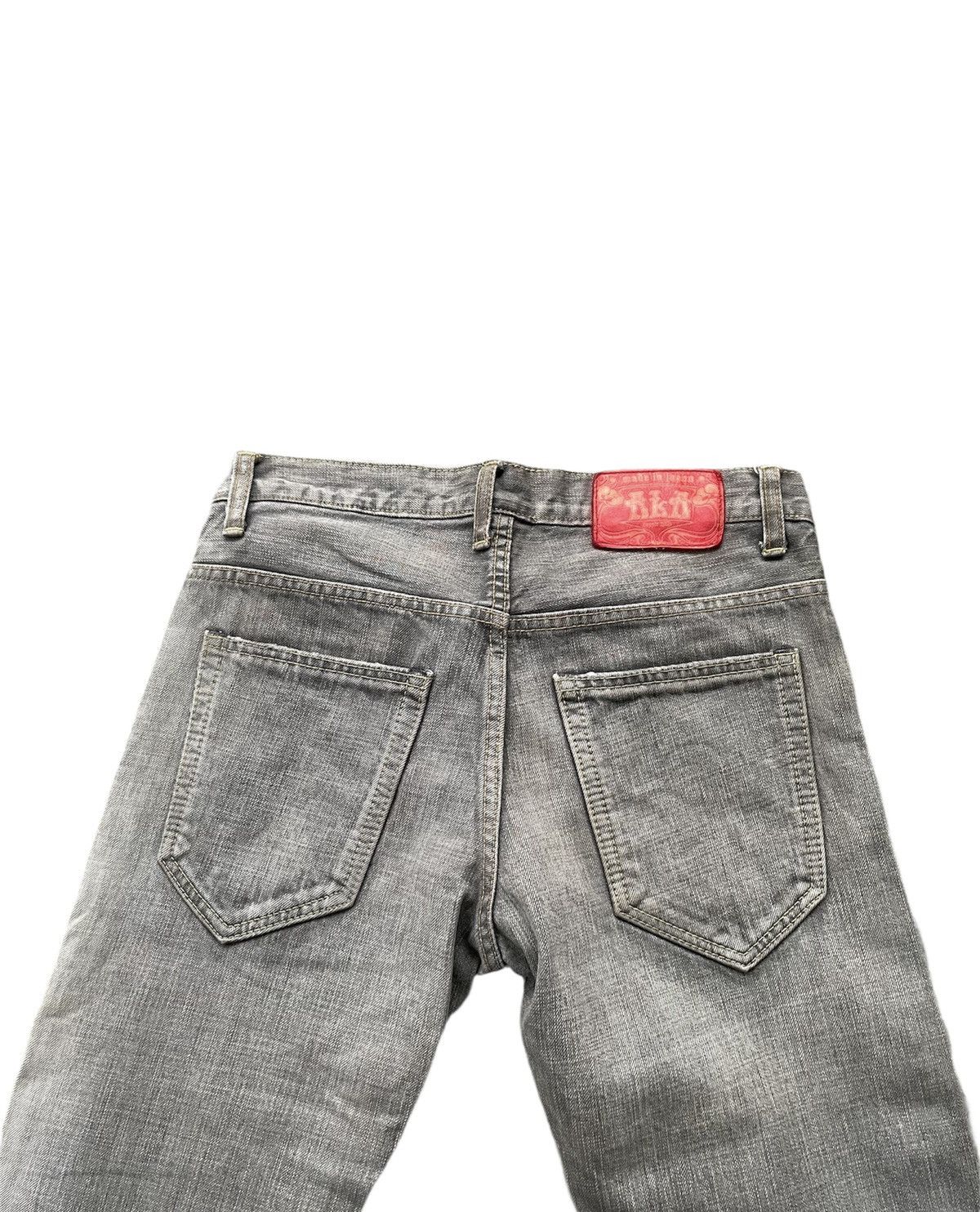 Japanese Brand Vintage Aka Nappie Hills Graphite Faded Wash Denim Size US 31 - 13 Thumbnail