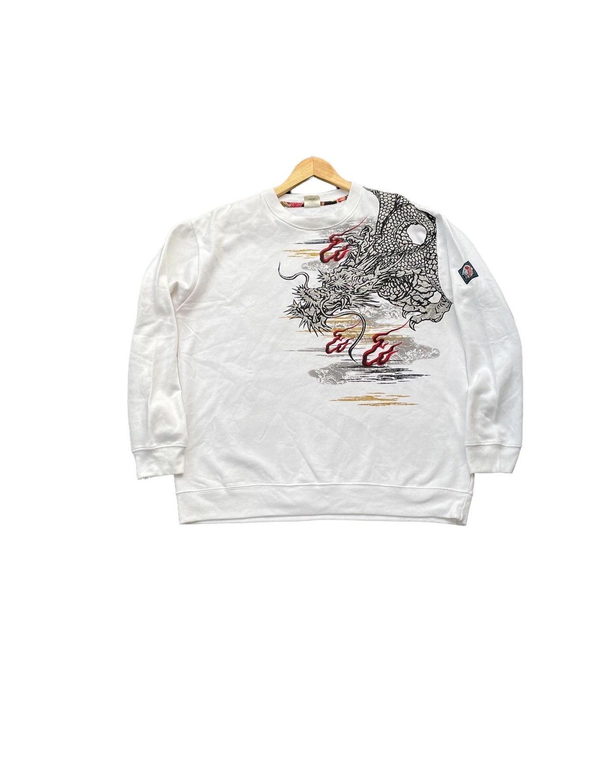Japanese Brand Sukajan Dragon Crewneck Size US XL / EU 56 / 4 - 2 Thumbnail