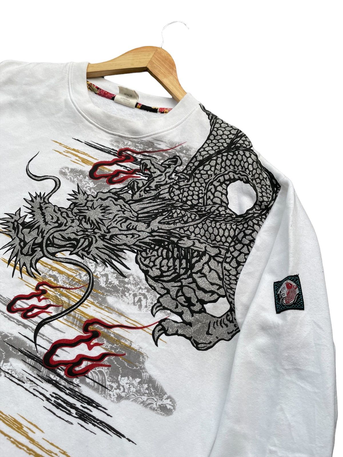 Japanese Brand Sukajan Dragon Crewneck Size US XL / EU 56 / 4 - 7 Thumbnail
