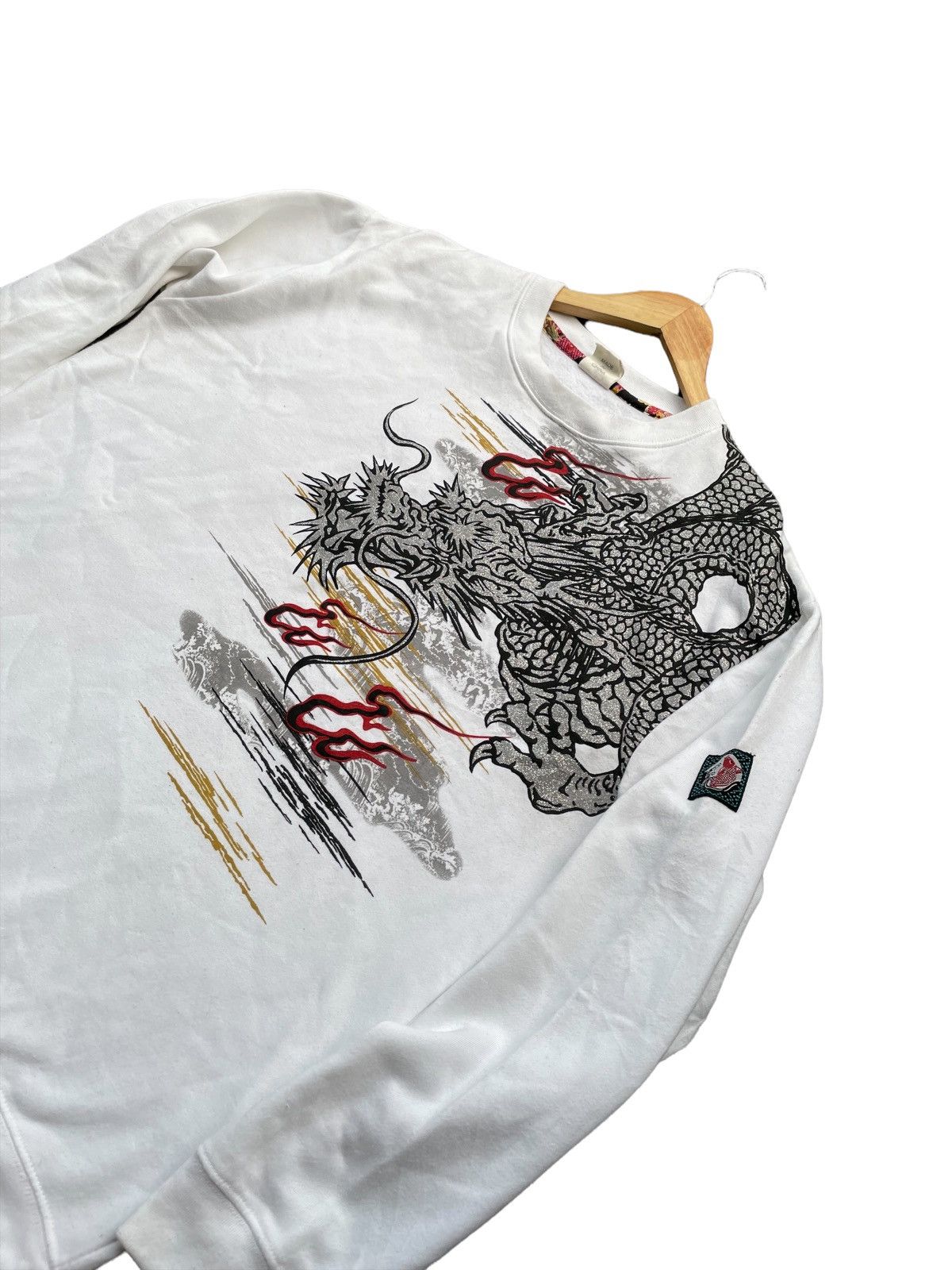 Japanese Brand Sukajan Dragon Crewneck Size US XL / EU 56 / 4 - 5 Thumbnail