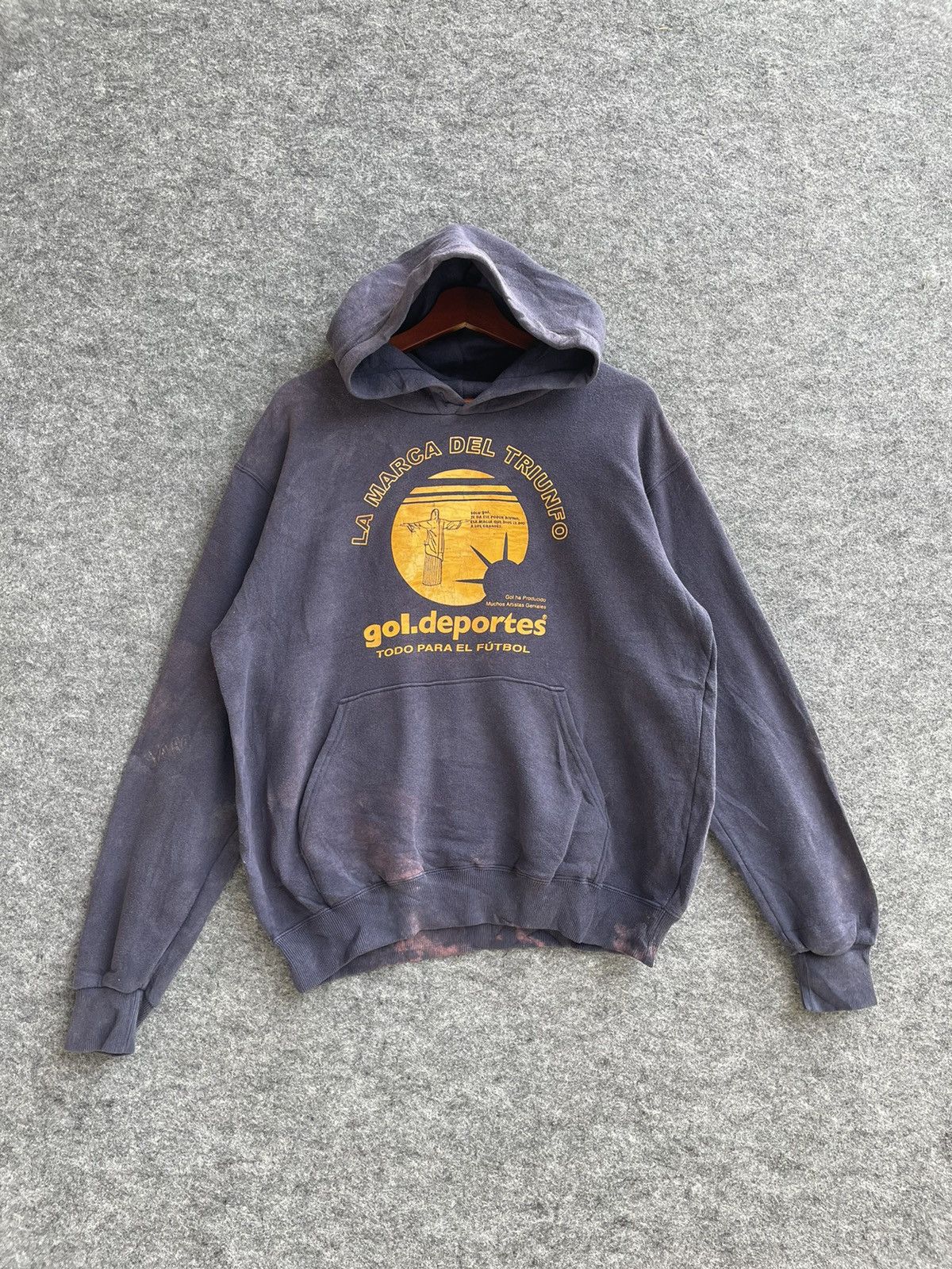 Vintage NATURALLY AGED GOL. DEPORTES HOODIE Size US M / EU 48-50 / 2 - 1 Thumbnail