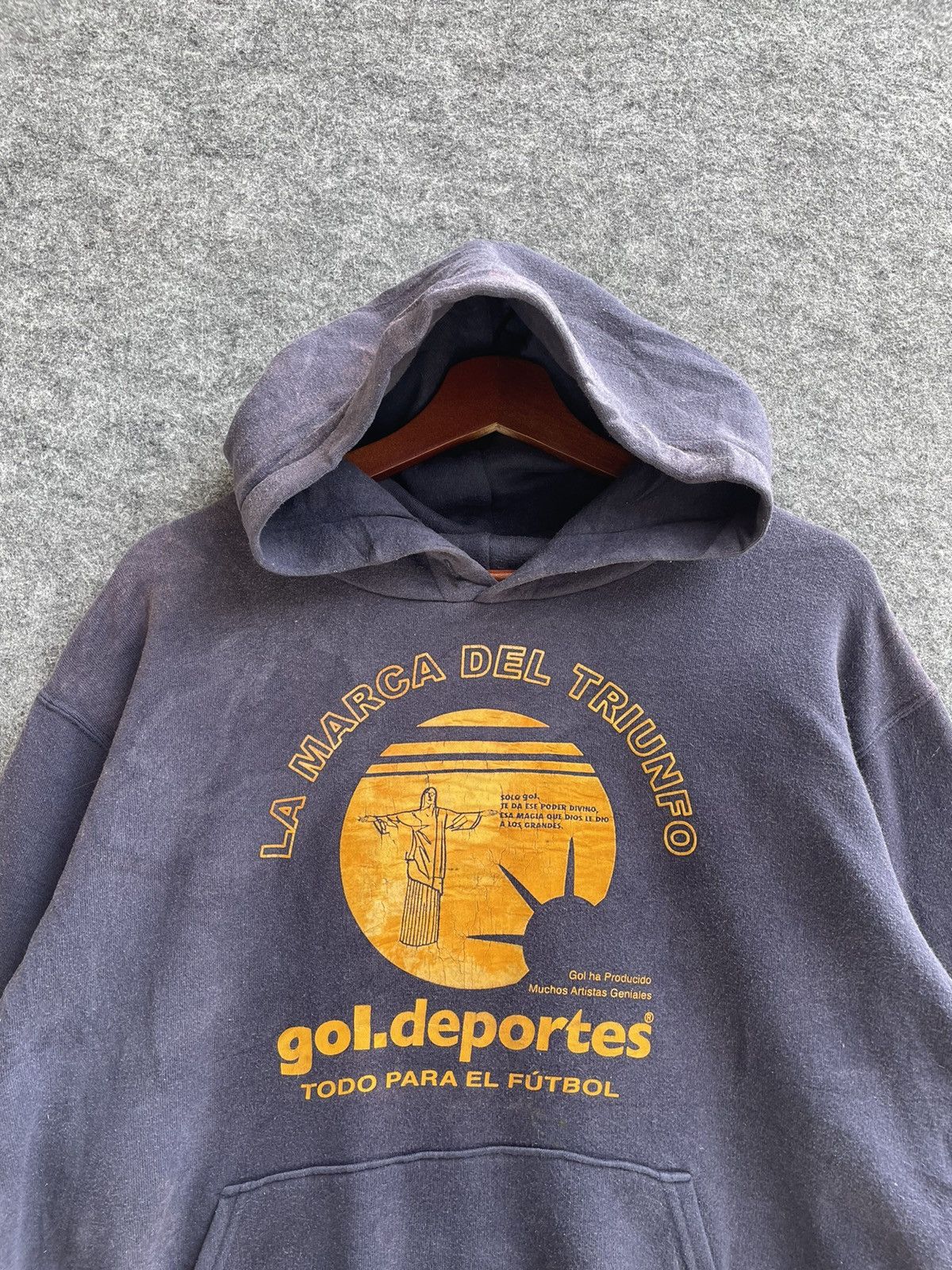 Vintage NATURALLY AGED GOL. DEPORTES HOODIE Size US M / EU 48-50 / 2 - 2 Thumbnail