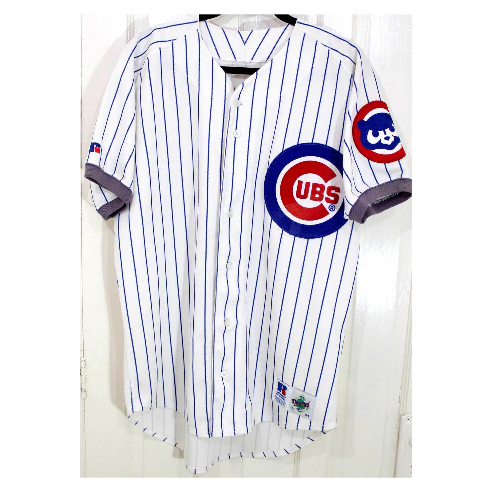 Ryne Sandberg Chicago Cubs Vintage Russell Athletic Diamond 