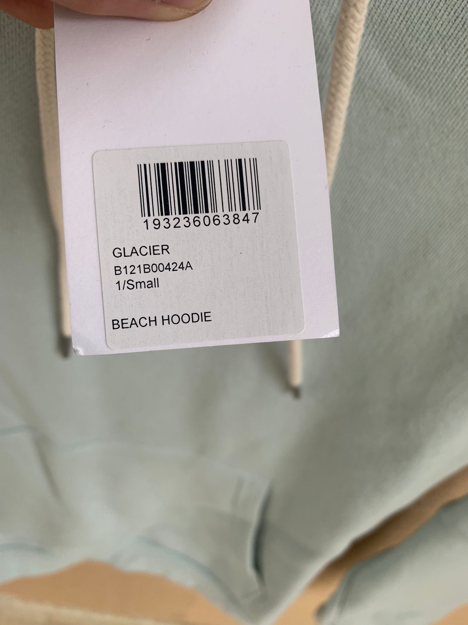 John Elliott Beach Hoodie in Glacier Size US S / EU 44-46 / 1 - 6 Thumbnail