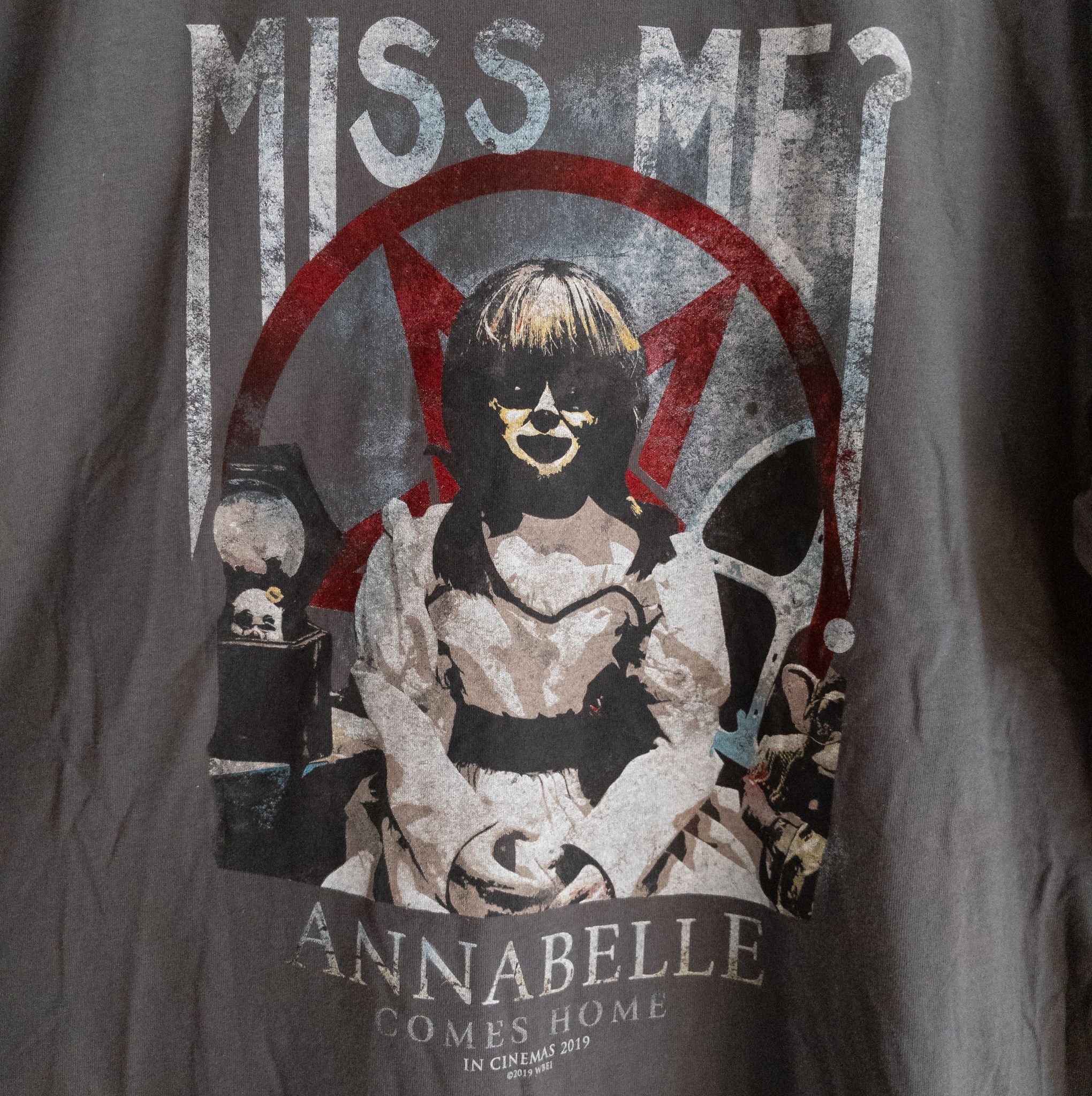 Vintage Annabelle Comes Home Horror Movie Promo Tee Size US L / EU 52-54 / 3 - 2 Thumbnail