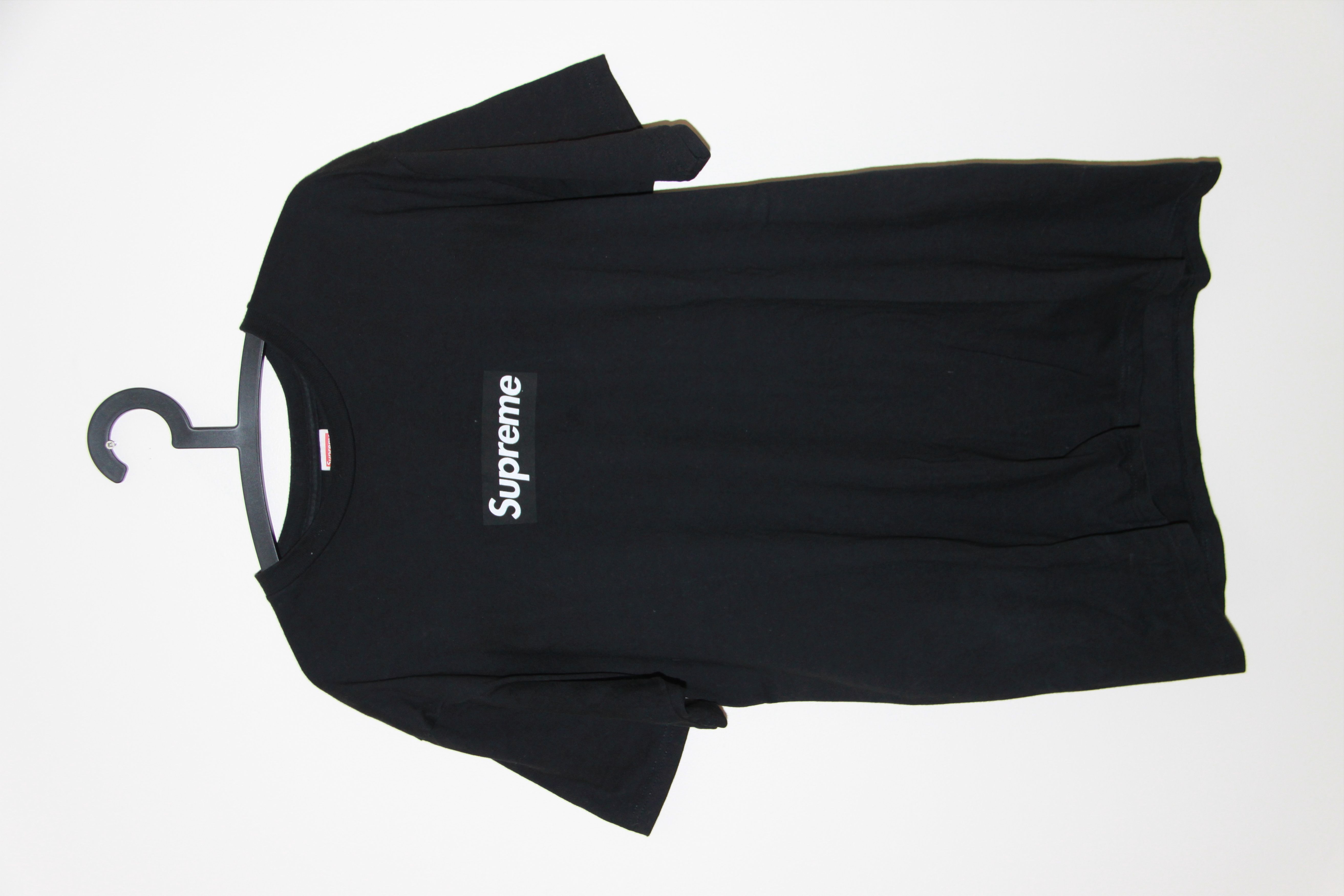 '07 Black on Black Box logo Tee