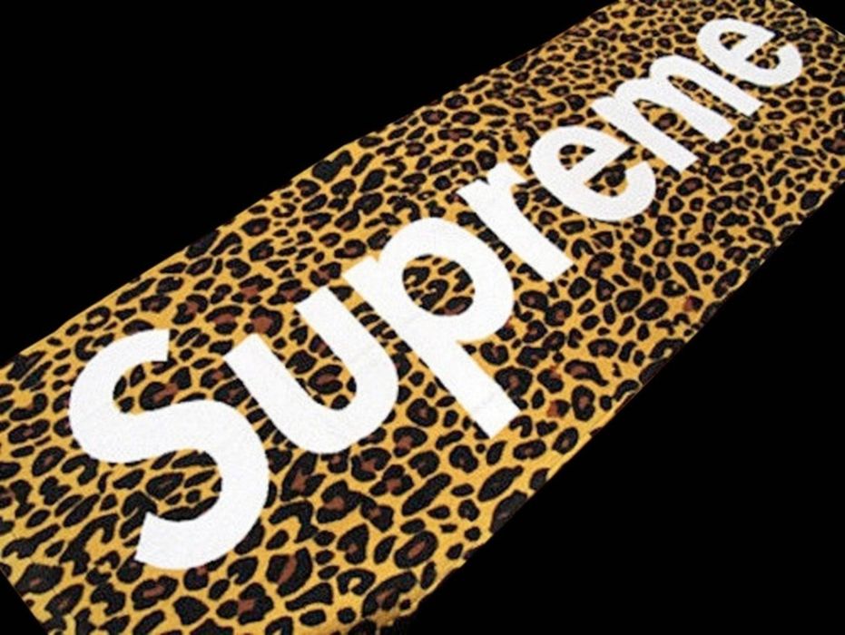 Supreme leopard hot sale towel