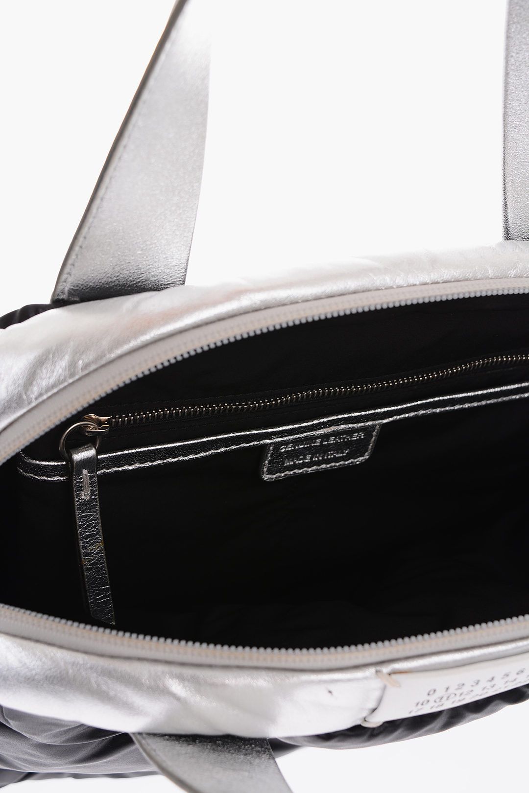 Maison Margiela Handbag in Black & Silver Size ONE SIZE - 4 Thumbnail