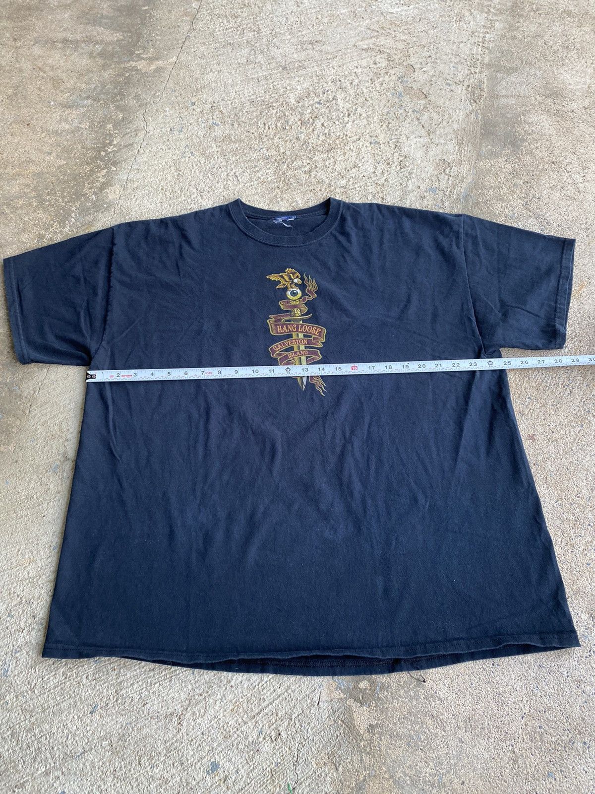 Japanese Brand × Vintage Vintage Y2K Hang Loose Surf Skate Tattoo Shirt Size US XL / EU 56 / 4 - 7 Thumbnail