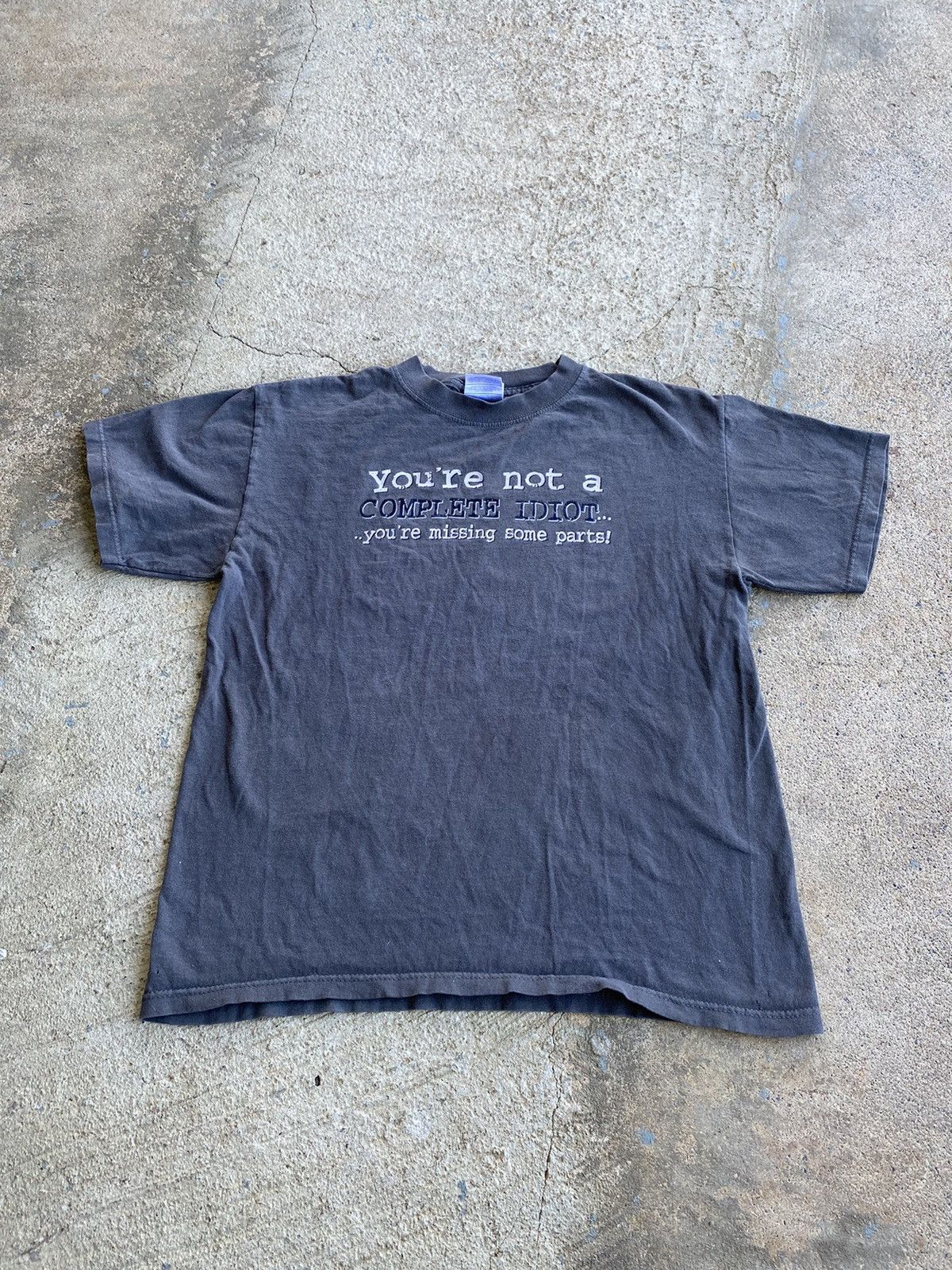 Japanese Brand × Vintage Vintage Y2K Novelty Saying Funny Distressed Shirt Size US M / EU 48-50 / 2 - 1 Thumbnail